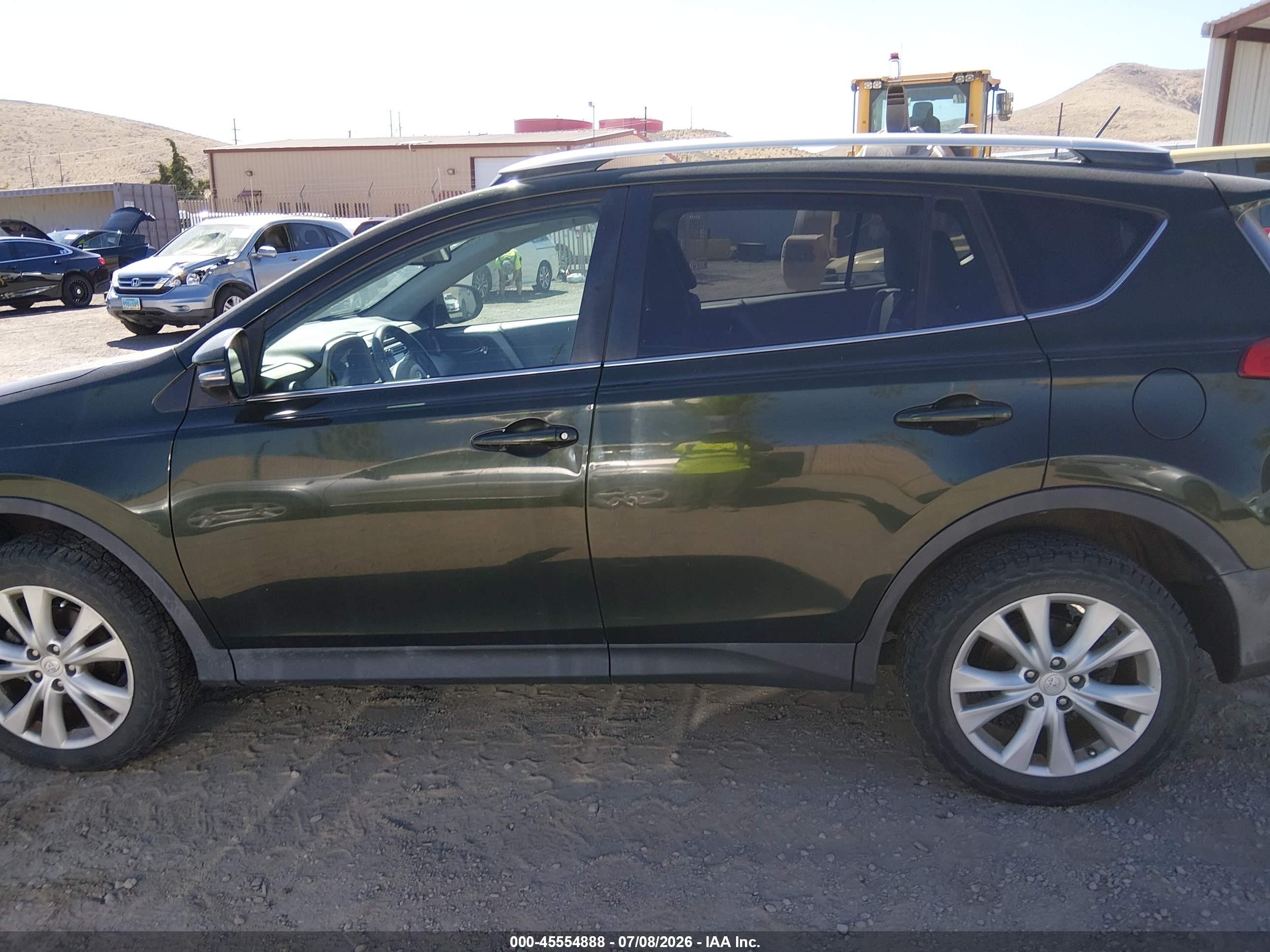 2013 Toyota Rav4 Limited Green vin: 2T3DFREV5DW066960