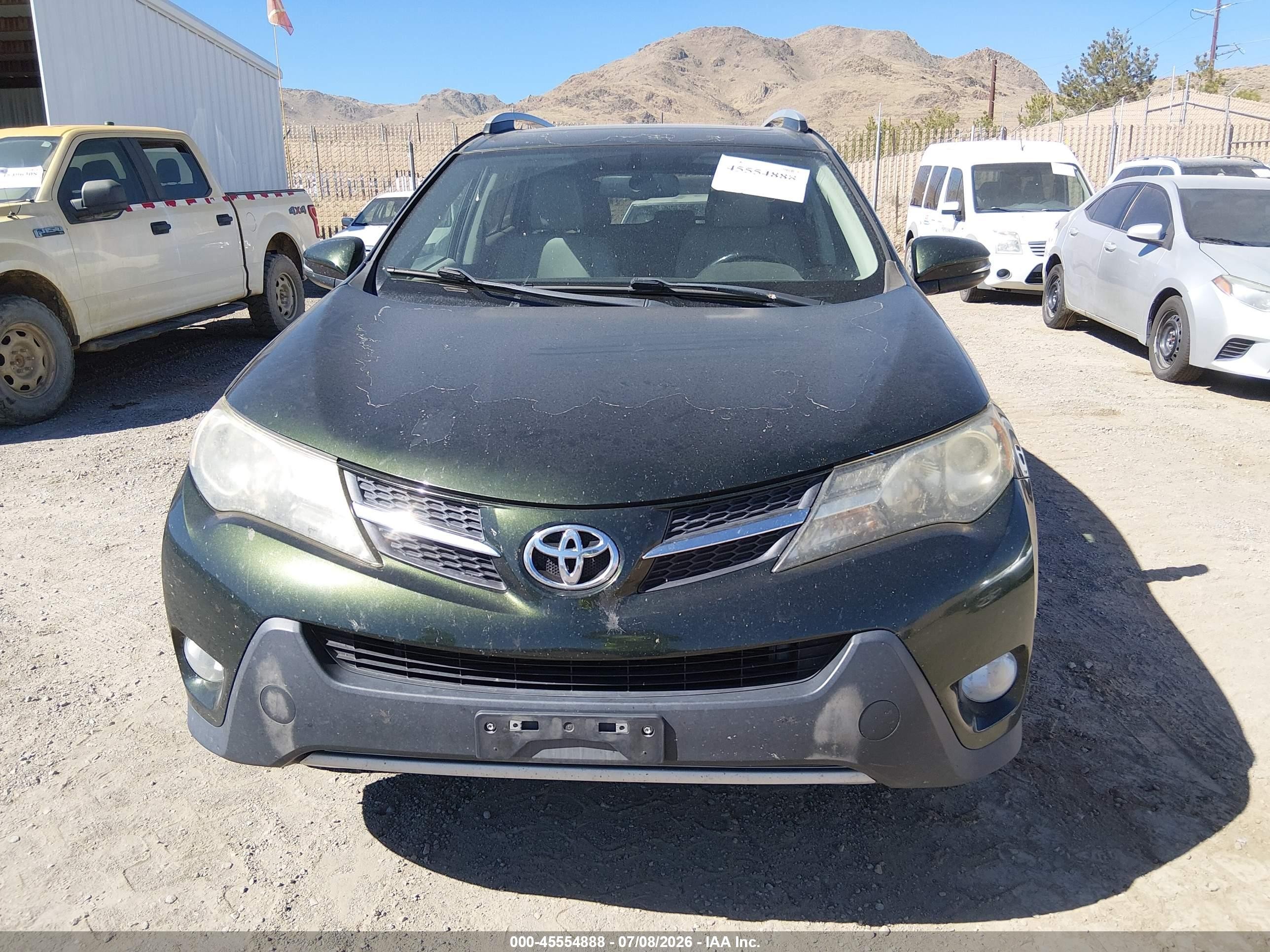 2013 Toyota Rav4 Limited Green vin: 2T3DFREV5DW066960