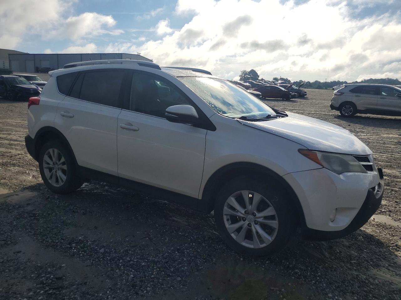 2013 Toyota Rav4 Limited White vin: 2T3DFREV5DW067994