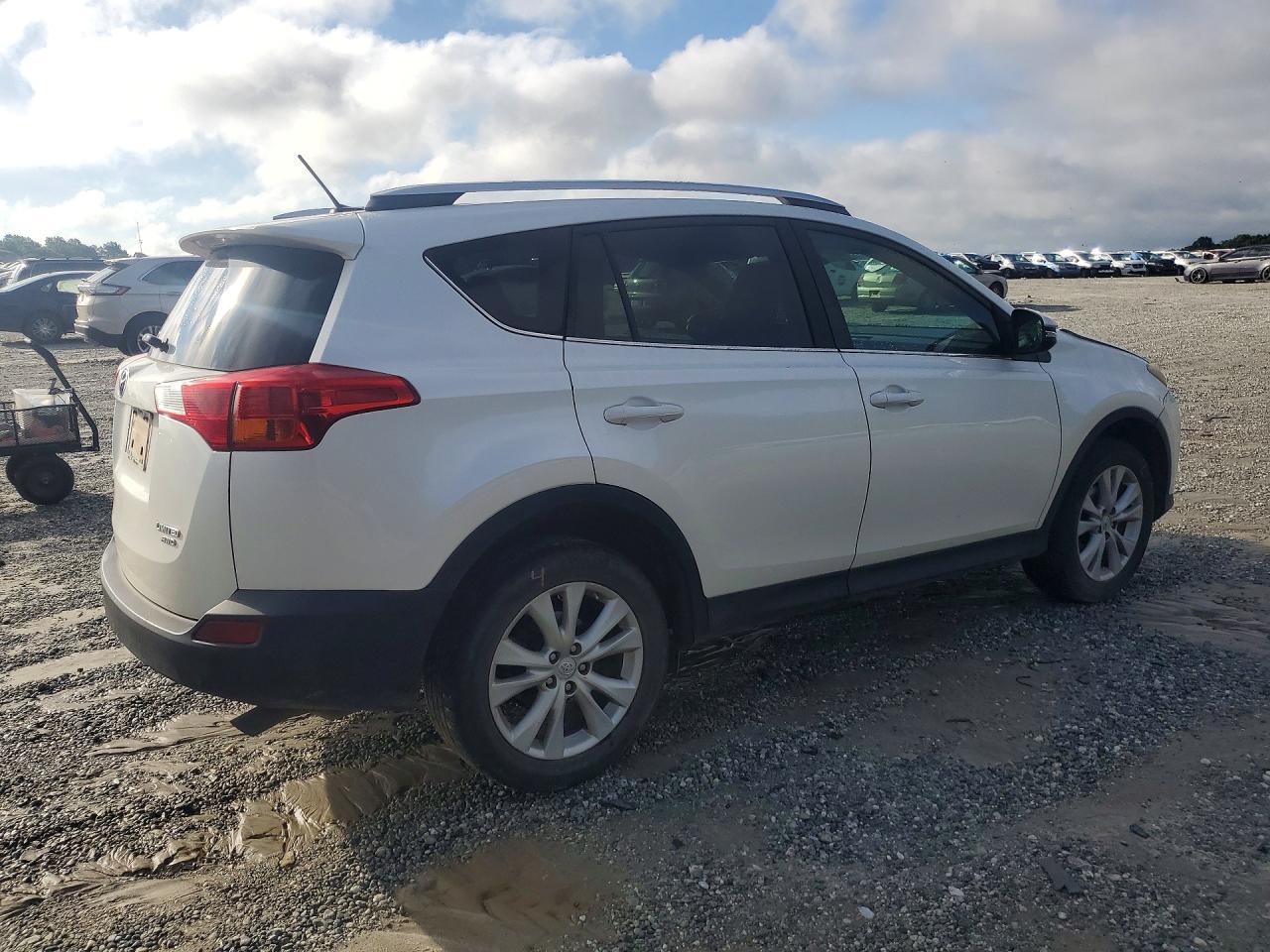 2013 Toyota Rav4 Limited White vin: 2T3DFREV5DW067994
