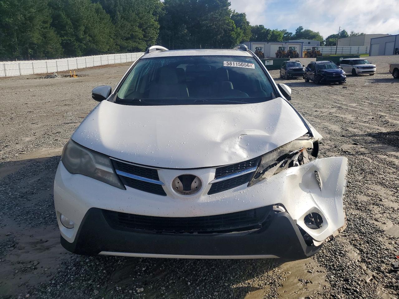 2013 Toyota Rav4 Limited White vin: 2T3DFREV5DW067994