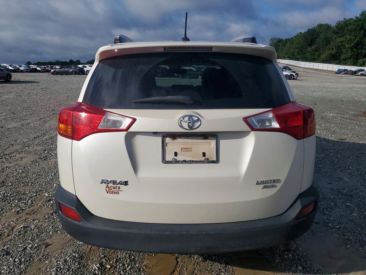 2013 Toyota Rav4 Limited White vin: 2T3DFREV5DW067994
