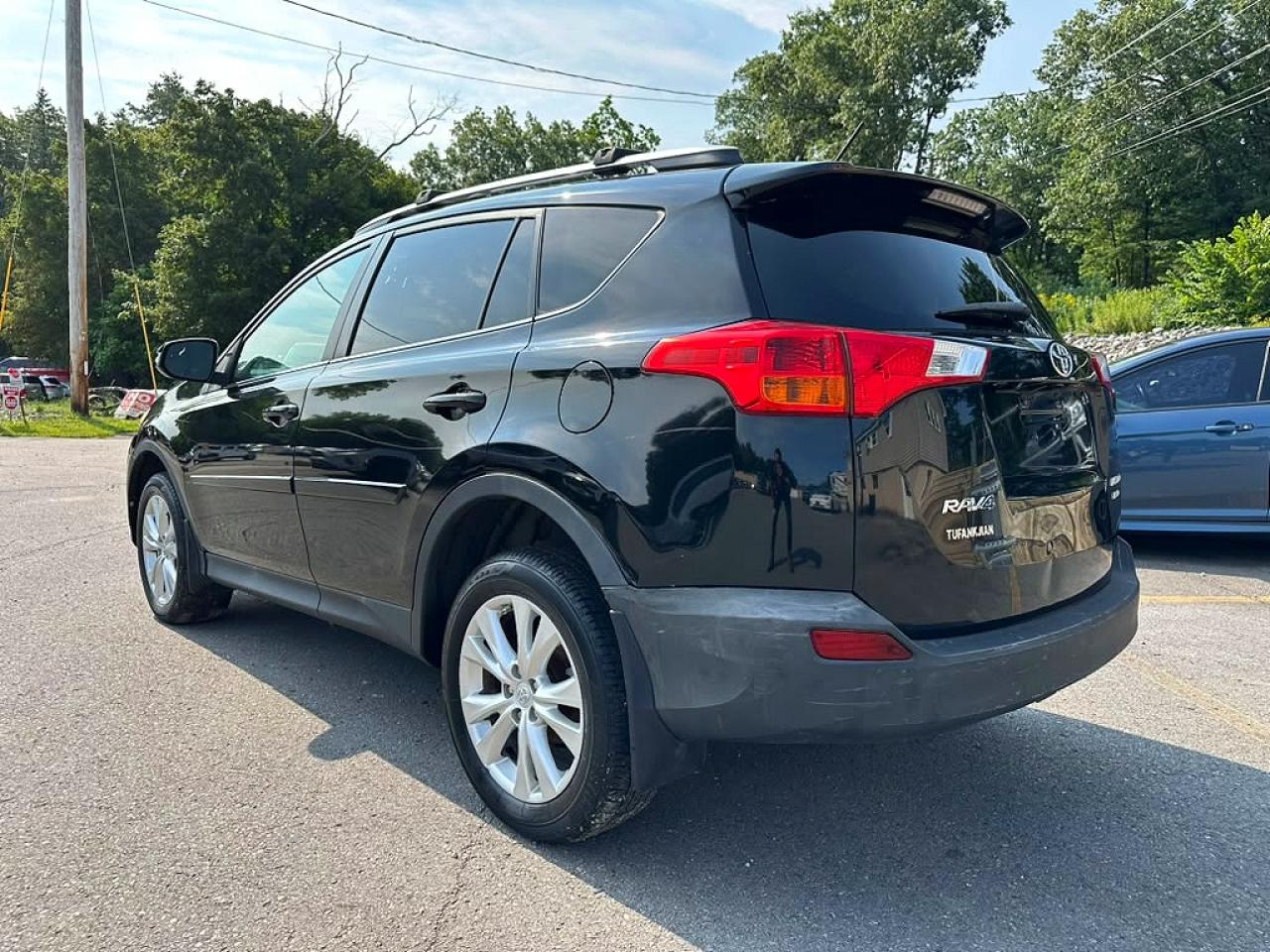 2013 Toyota Rav4 Limited Black vin: 2T3DFREV5DW071429