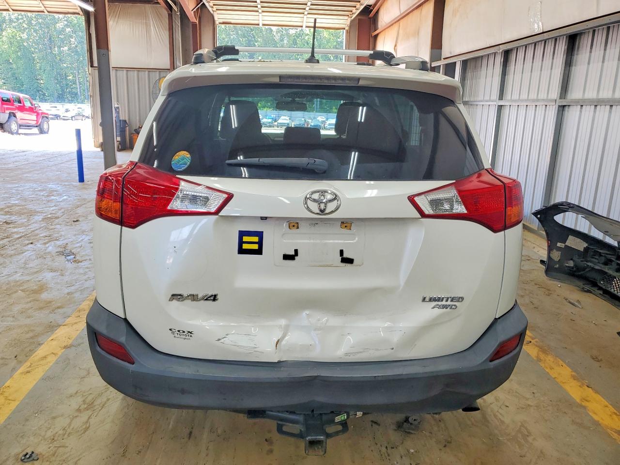 2013 Toyota Rav4 Limited White vin: 2T3DFREV5DW075545