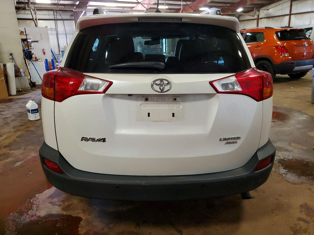 2013 Toyota Rav4 Limited White vin: 2T3DFREV5DW099179
