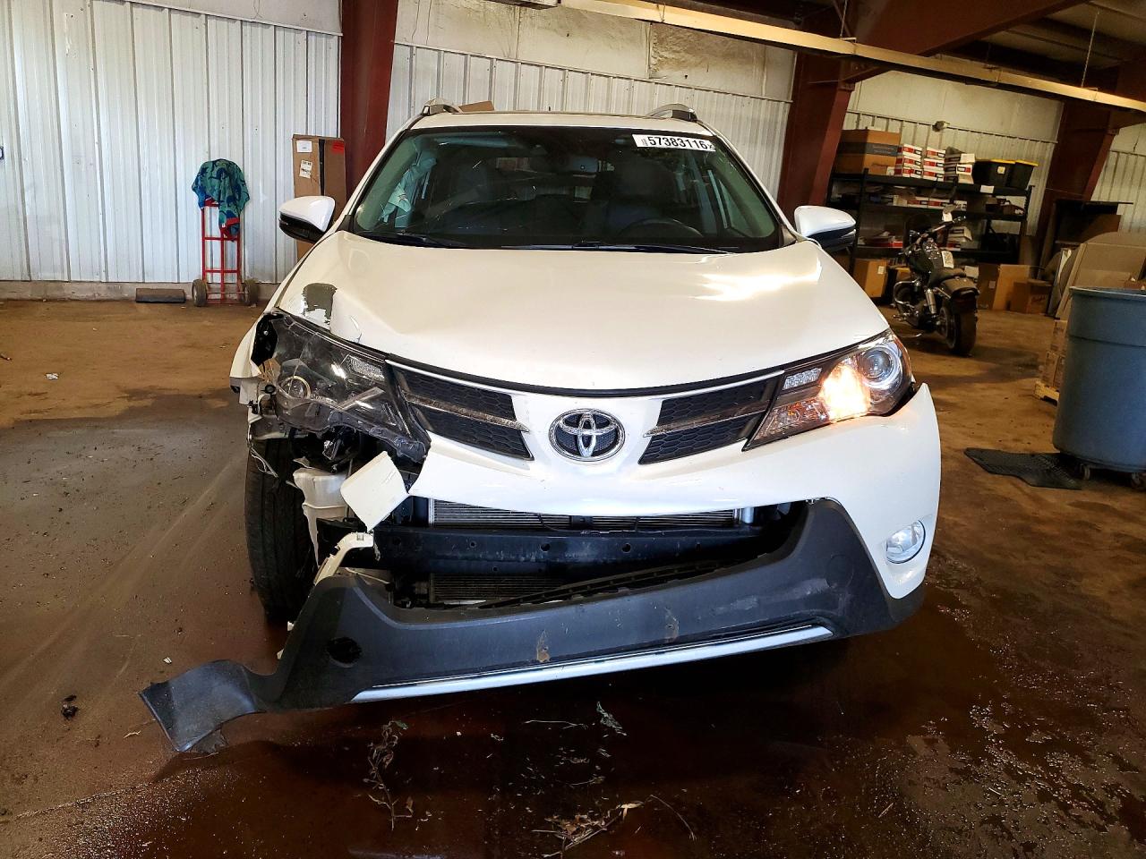 2013 Toyota Rav4 Limited White vin: 2T3DFREV5DW099179