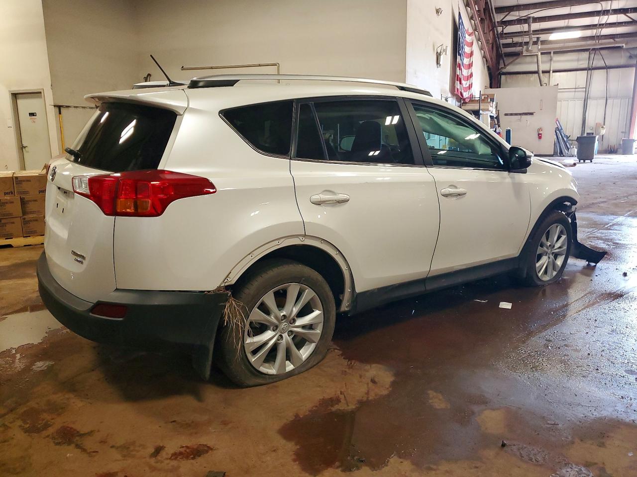 2013 Toyota Rav4 Limited White vin: 2T3DFREV5DW099179