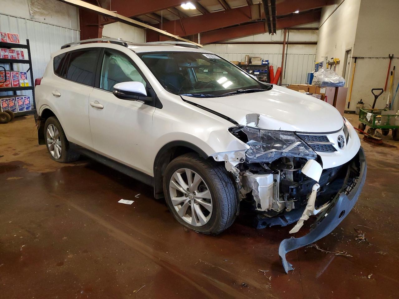 2013 Toyota Rav4 Limited White vin: 2T3DFREV5DW099179