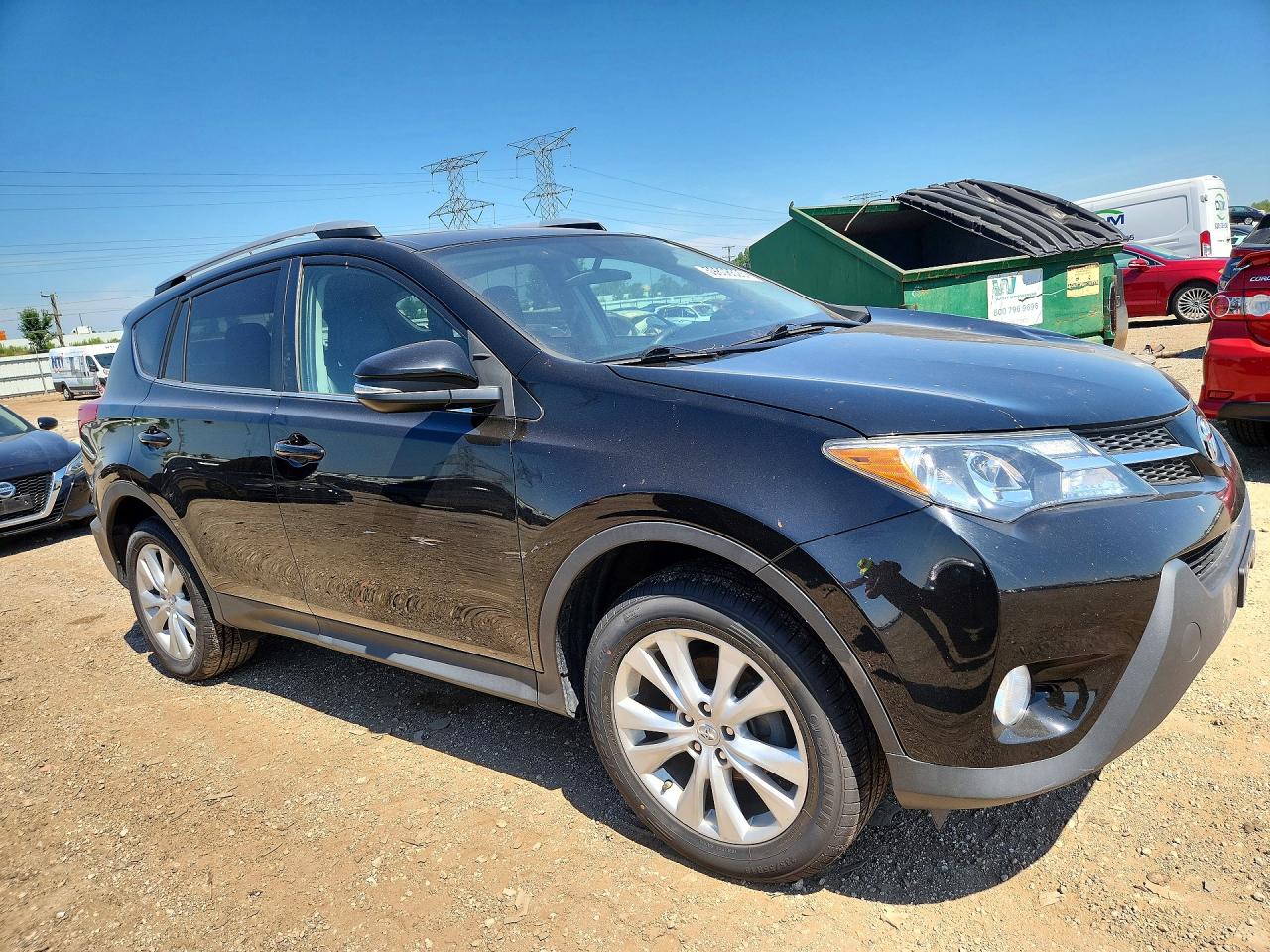 2013 Toyota Rav4 Limited Black vin: 2T3DFREV5DW121262