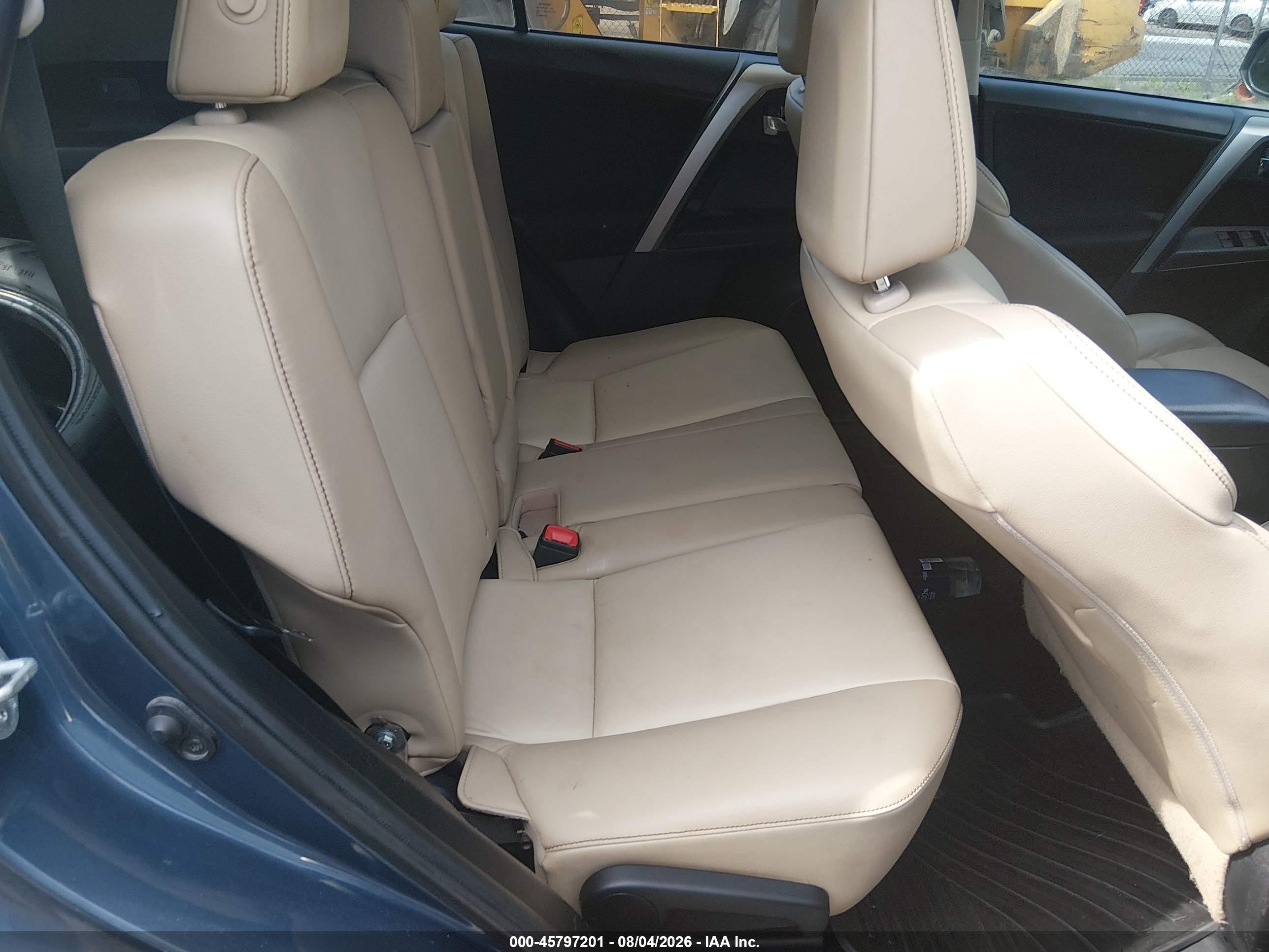 2014 Toyota Rav4 Limited Blue vin: 2T3DFREV5EW132151