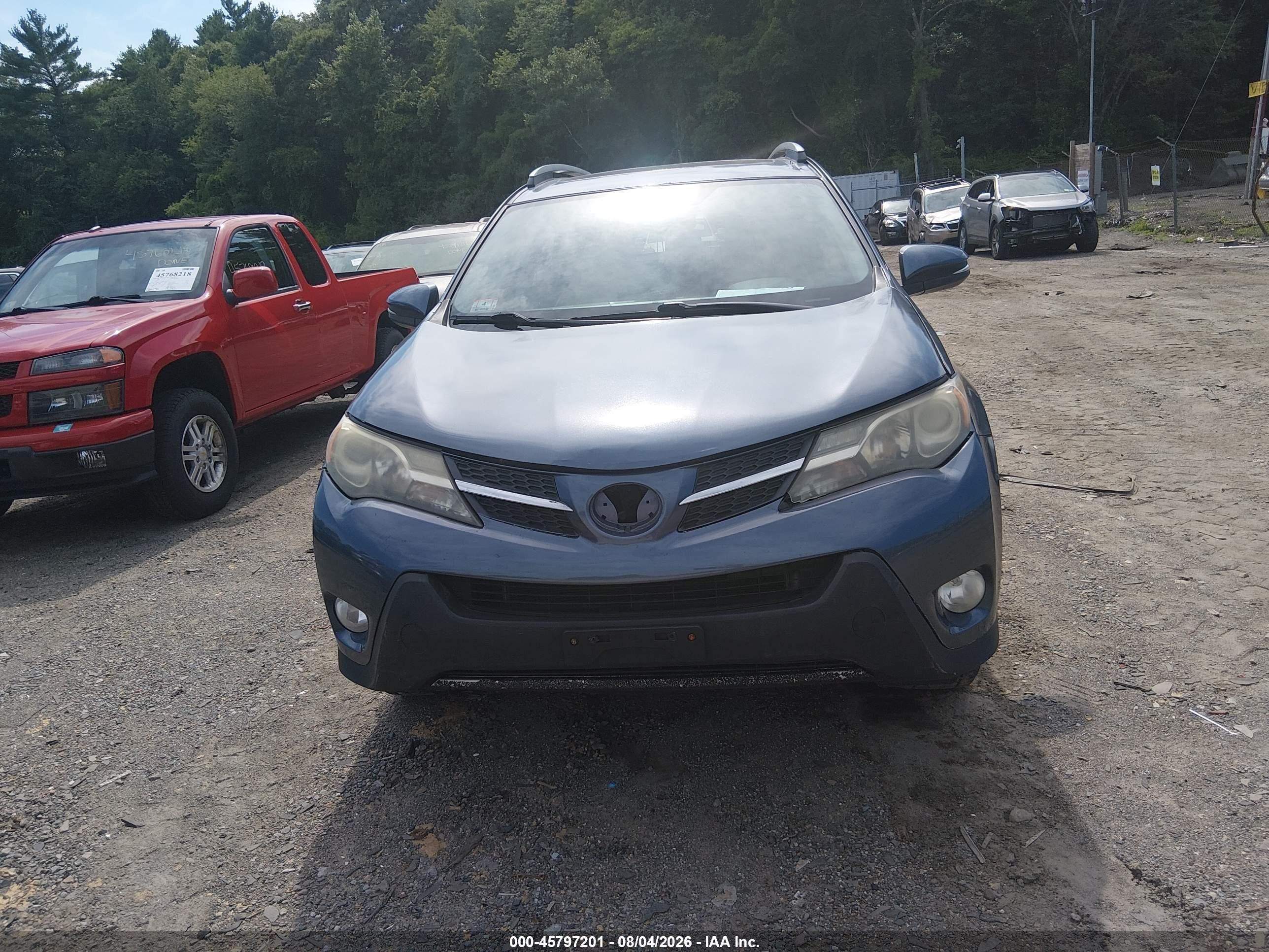 2014 Toyota Rav4 Limited Blue vin: 2T3DFREV5EW132151
