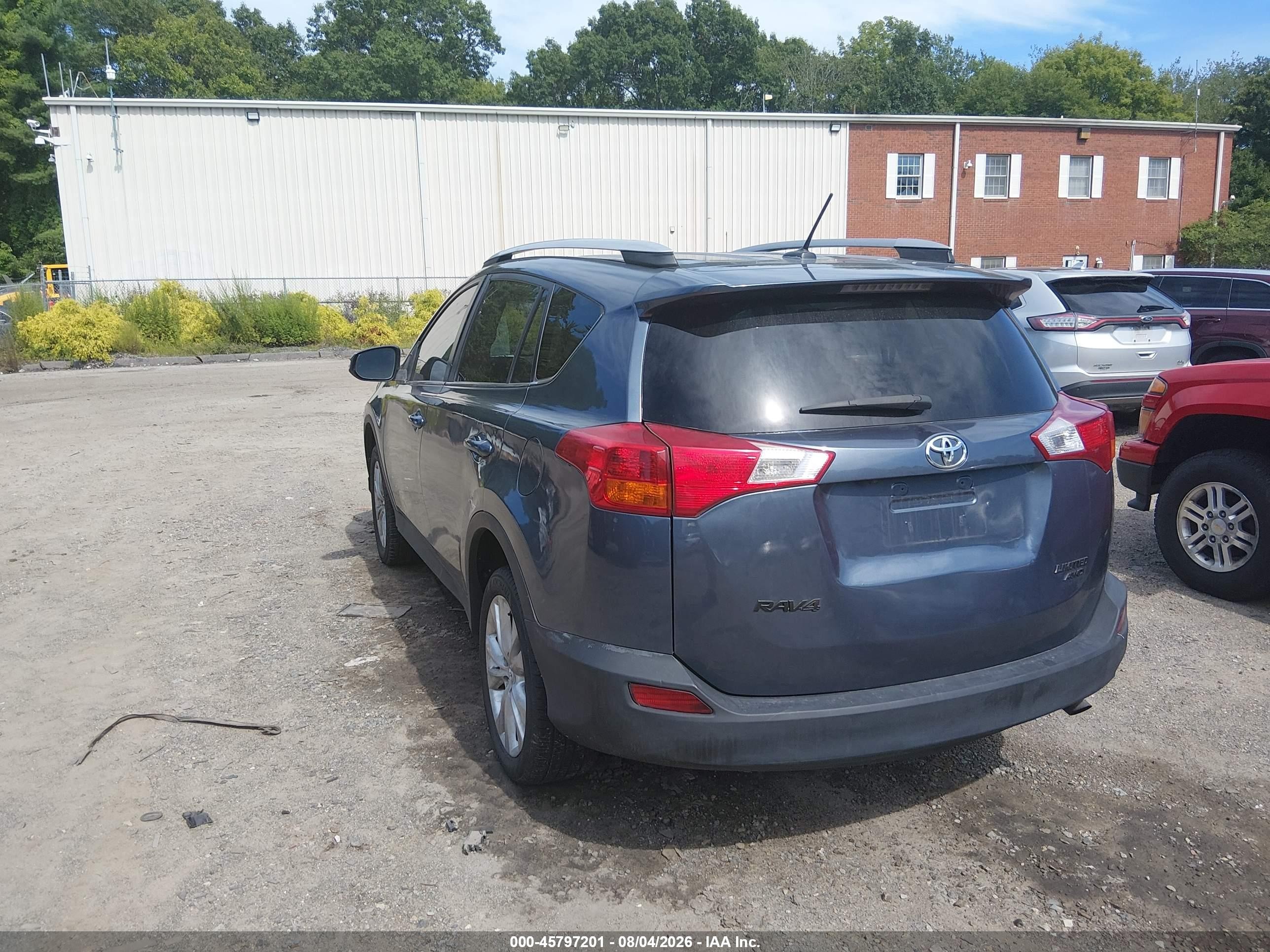 2014 Toyota Rav4 Limited Blue vin: 2T3DFREV5EW132151