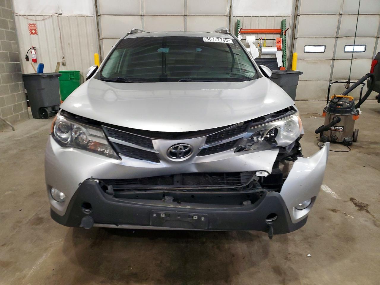 2014 Toyota Rav4 Limited Silver vin: 2T3DFREV5EW141898