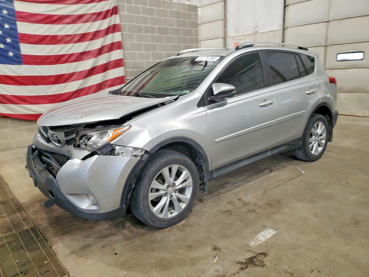 2014 Toyota Rav4 Limited Silver vin: 2T3DFREV5EW141898