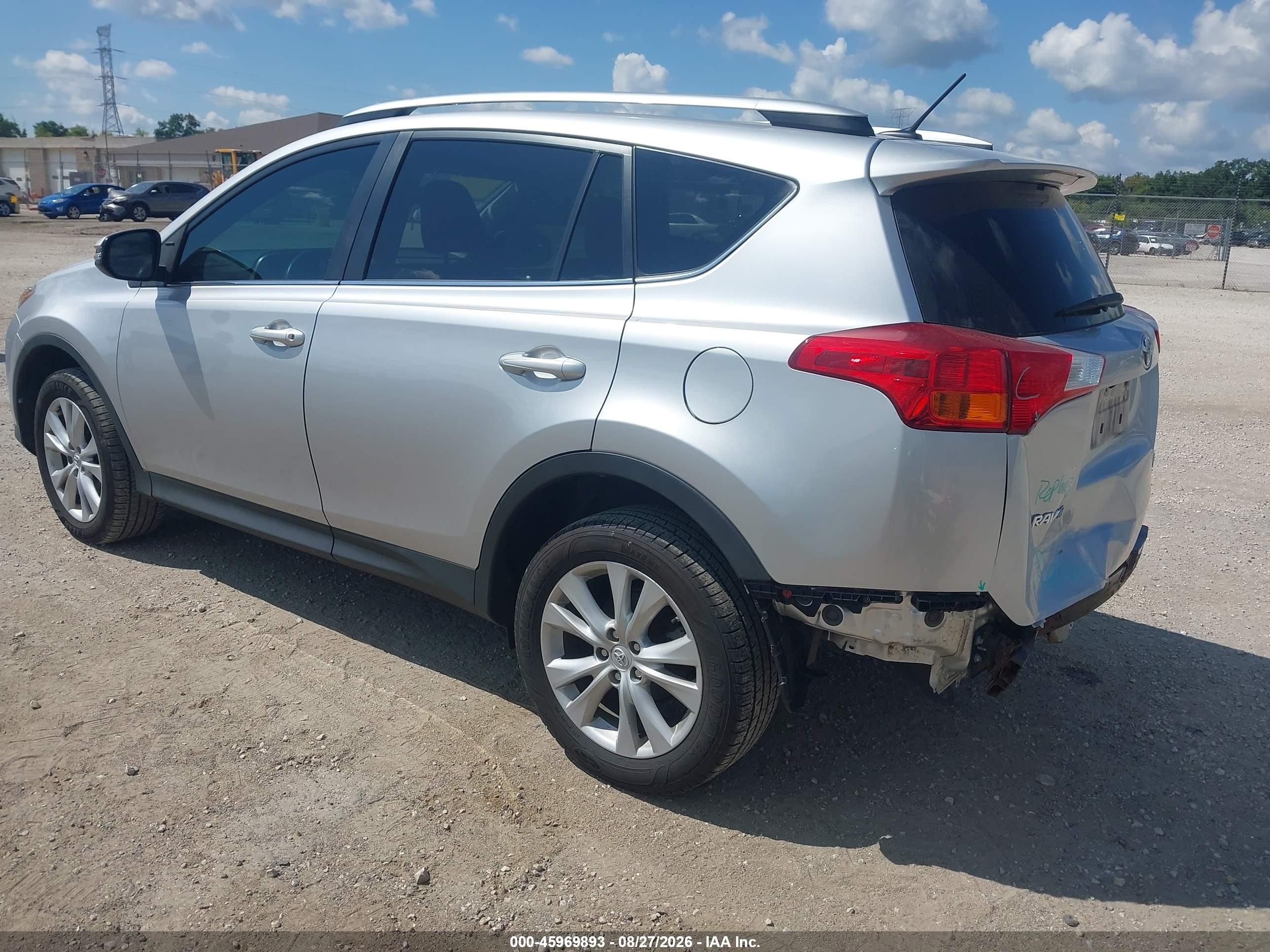 2014 Toyota Rav4 Limited Gray vin: 2T3DFREV5EW149323