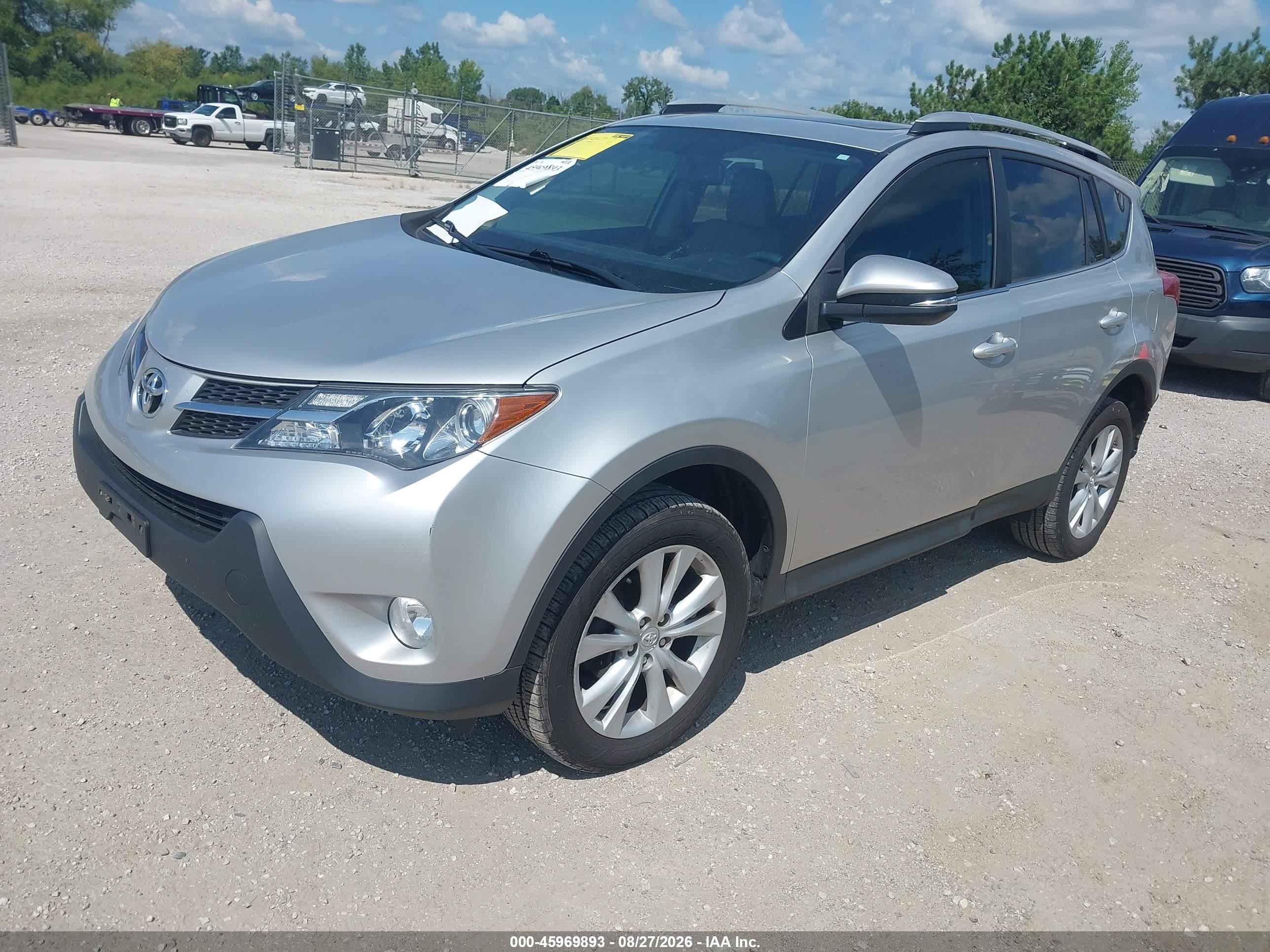 2014 Toyota Rav4 Limited Gray vin: 2T3DFREV5EW149323