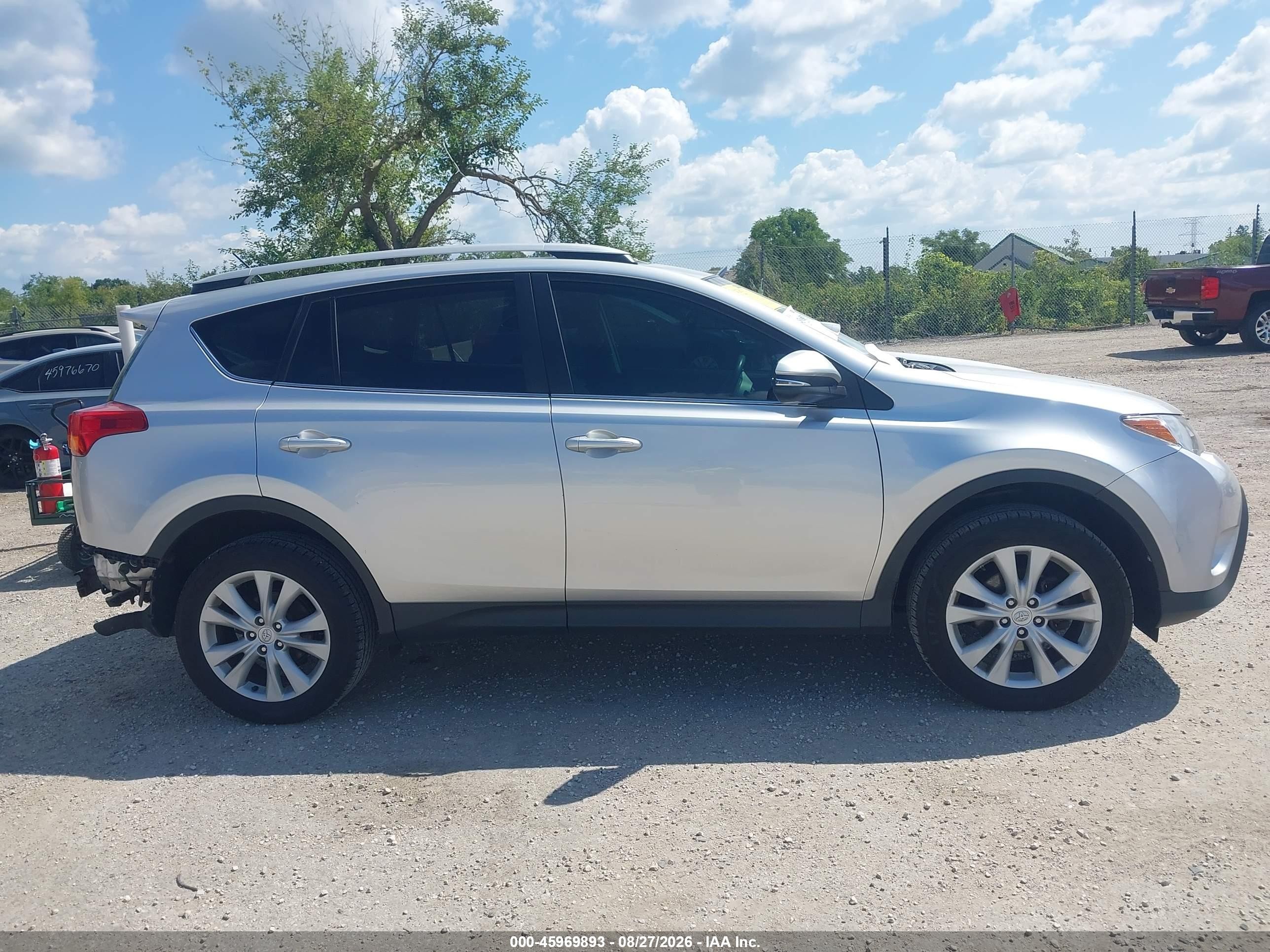 2014 Toyota Rav4 Limited Gray vin: 2T3DFREV5EW149323