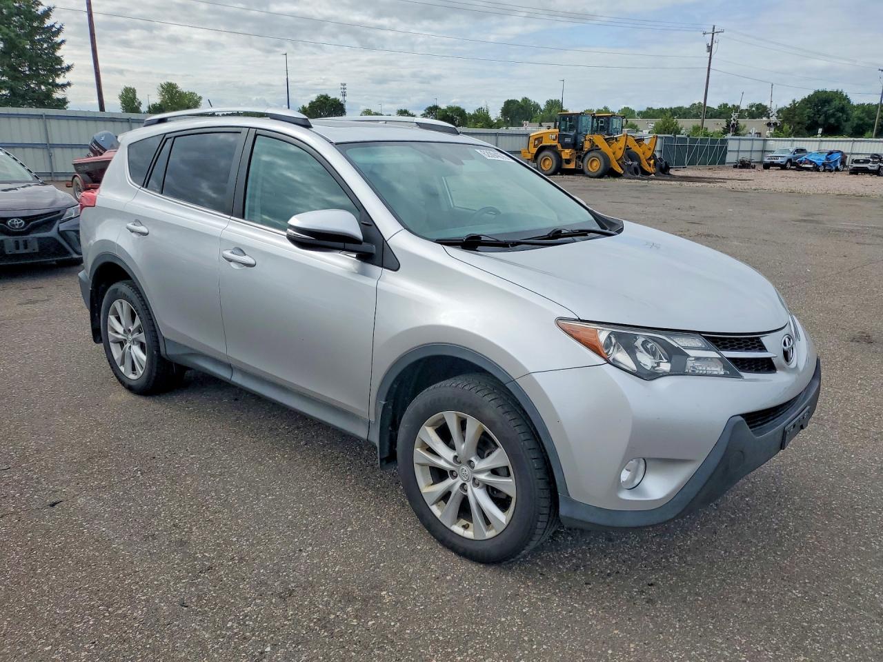 2014 Toyota Rav4 Limited Silver vin: 2T3DFREV5EW193015