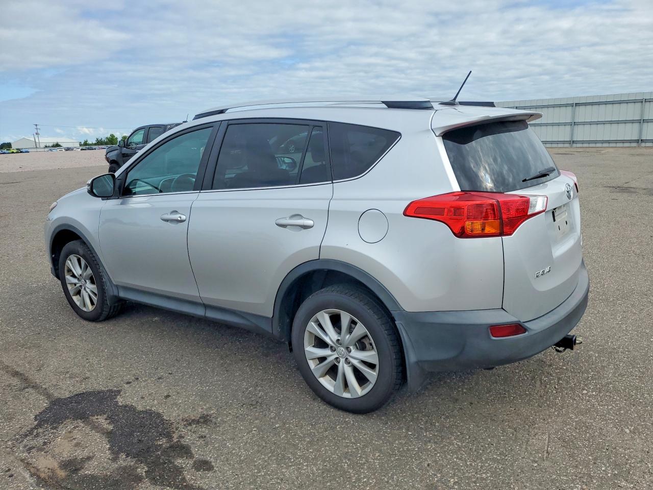 2014 Toyota Rav4 Limited Silver vin: 2T3DFREV5EW193015