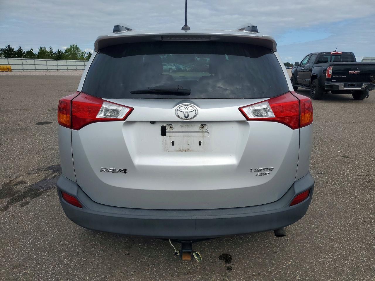2014 Toyota Rav4 Limited Silver vin: 2T3DFREV5EW193015