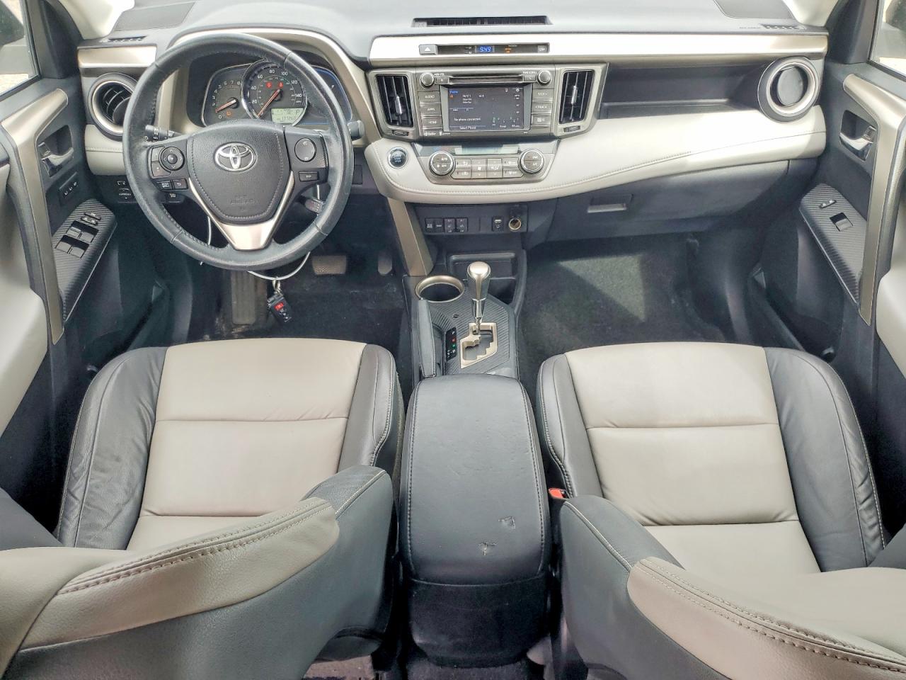 2014 Toyota Rav4 Limited Silver vin: 2T3DFREV5EW193015