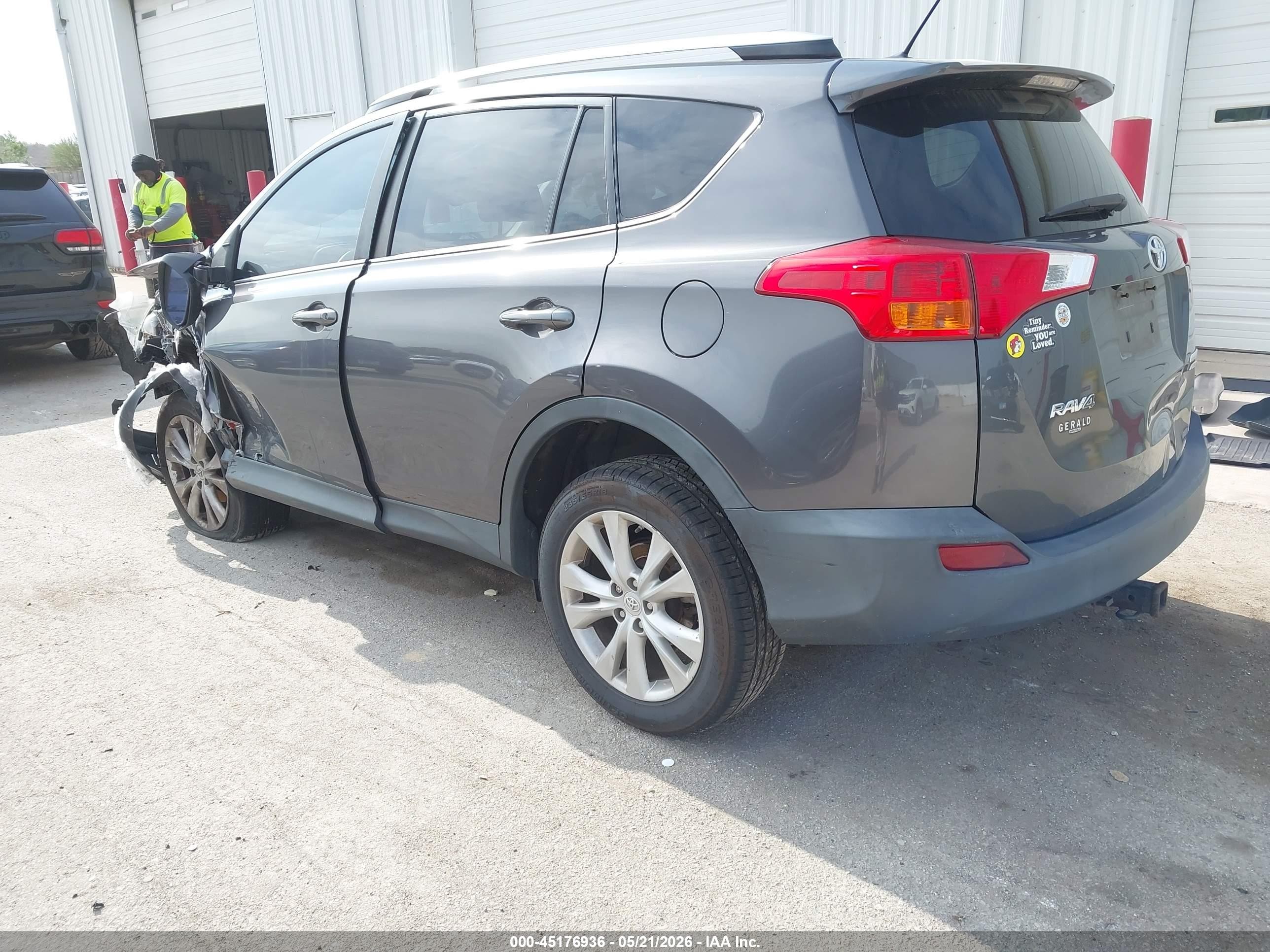 2014 Toyota Rav4 Limited Gray vin: 2T3DFREV5EW197050