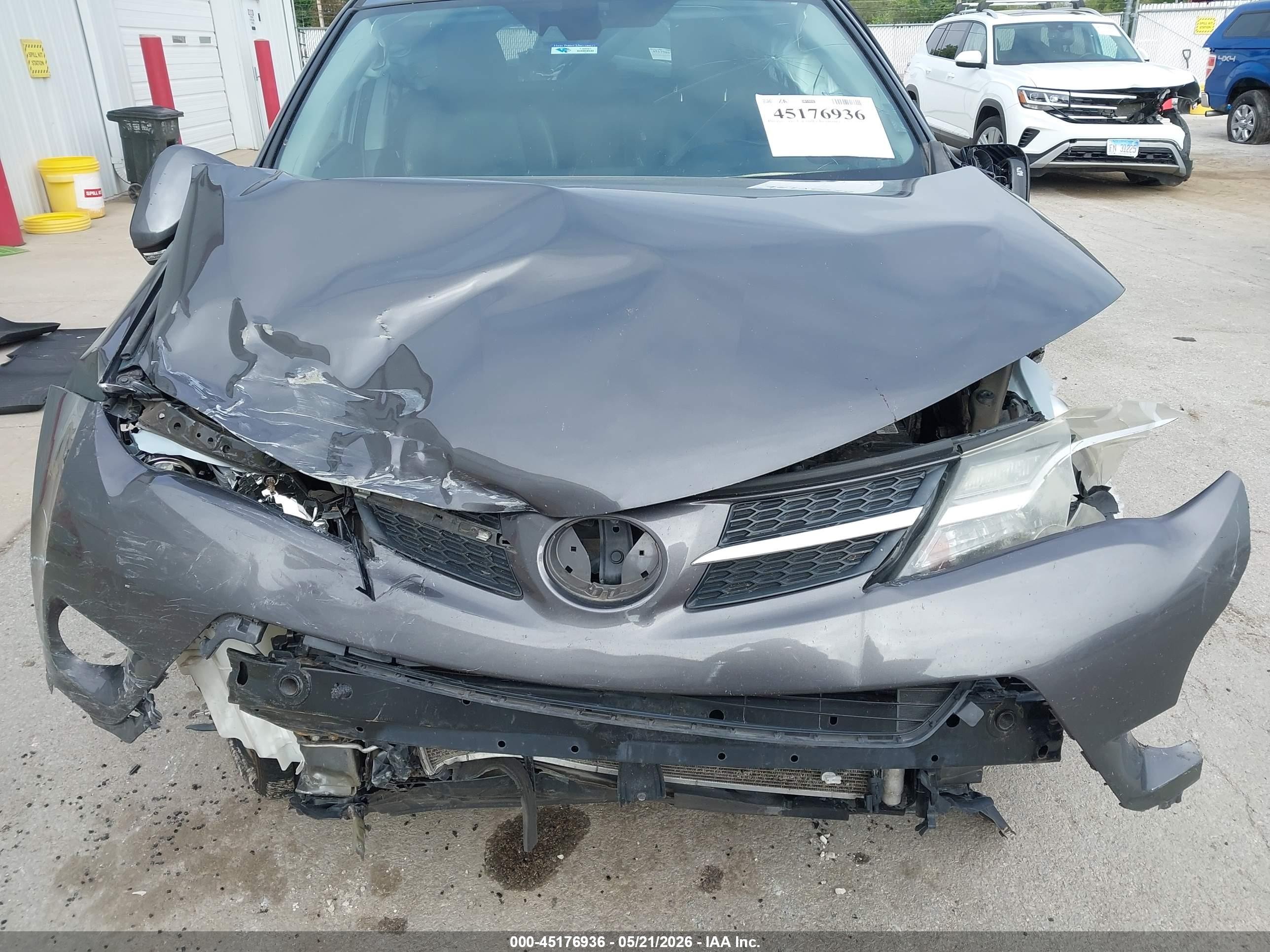 2014 Toyota Rav4 Limited Gray vin: 2T3DFREV5EW197050