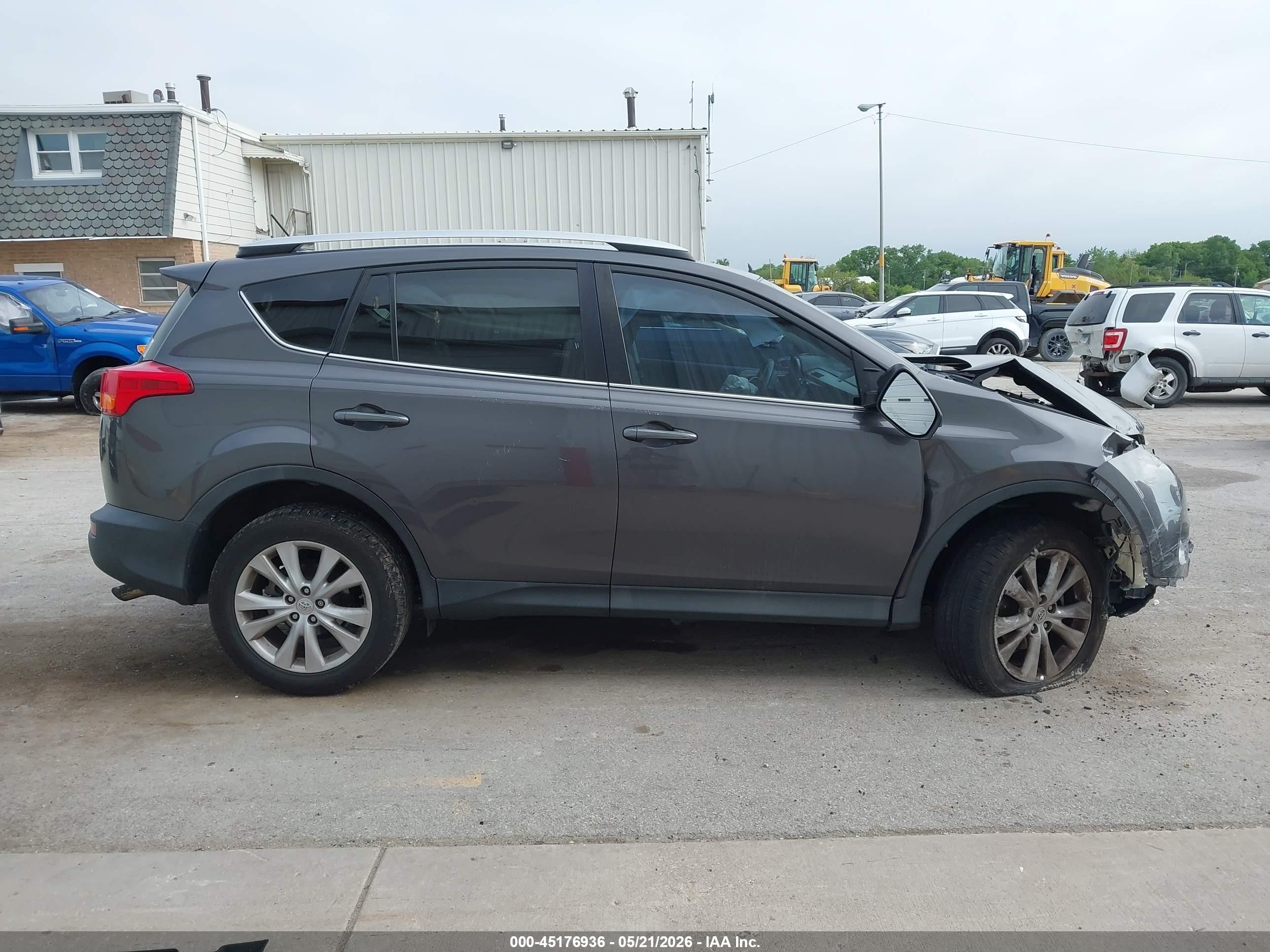 2014 Toyota Rav4 Limited Gray vin: 2T3DFREV5EW197050