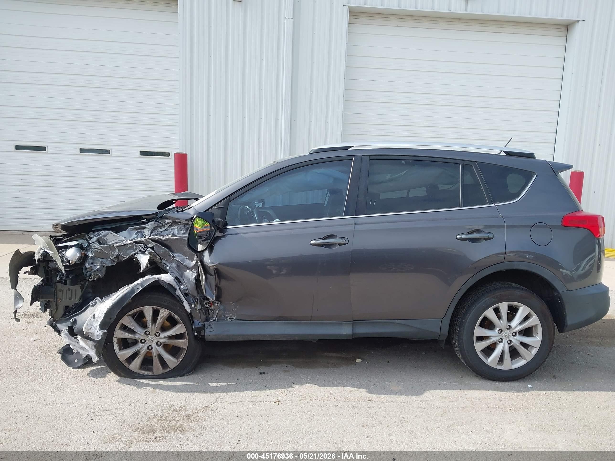 2014 Toyota Rav4 Limited Gray vin: 2T3DFREV5EW197050