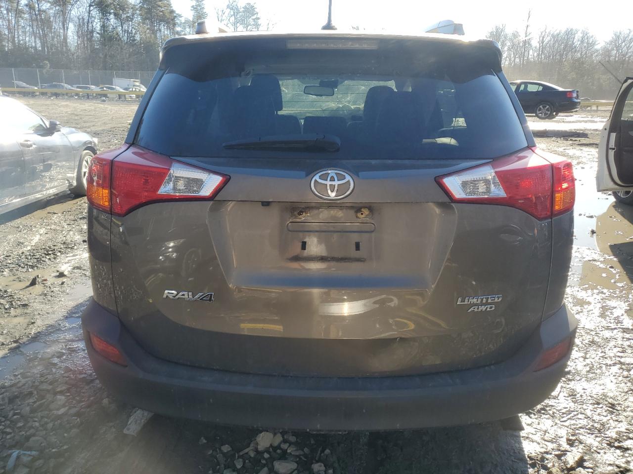 2014 Toyota Rav4 Limited Tan vin: 2T3DFREV5EW215563