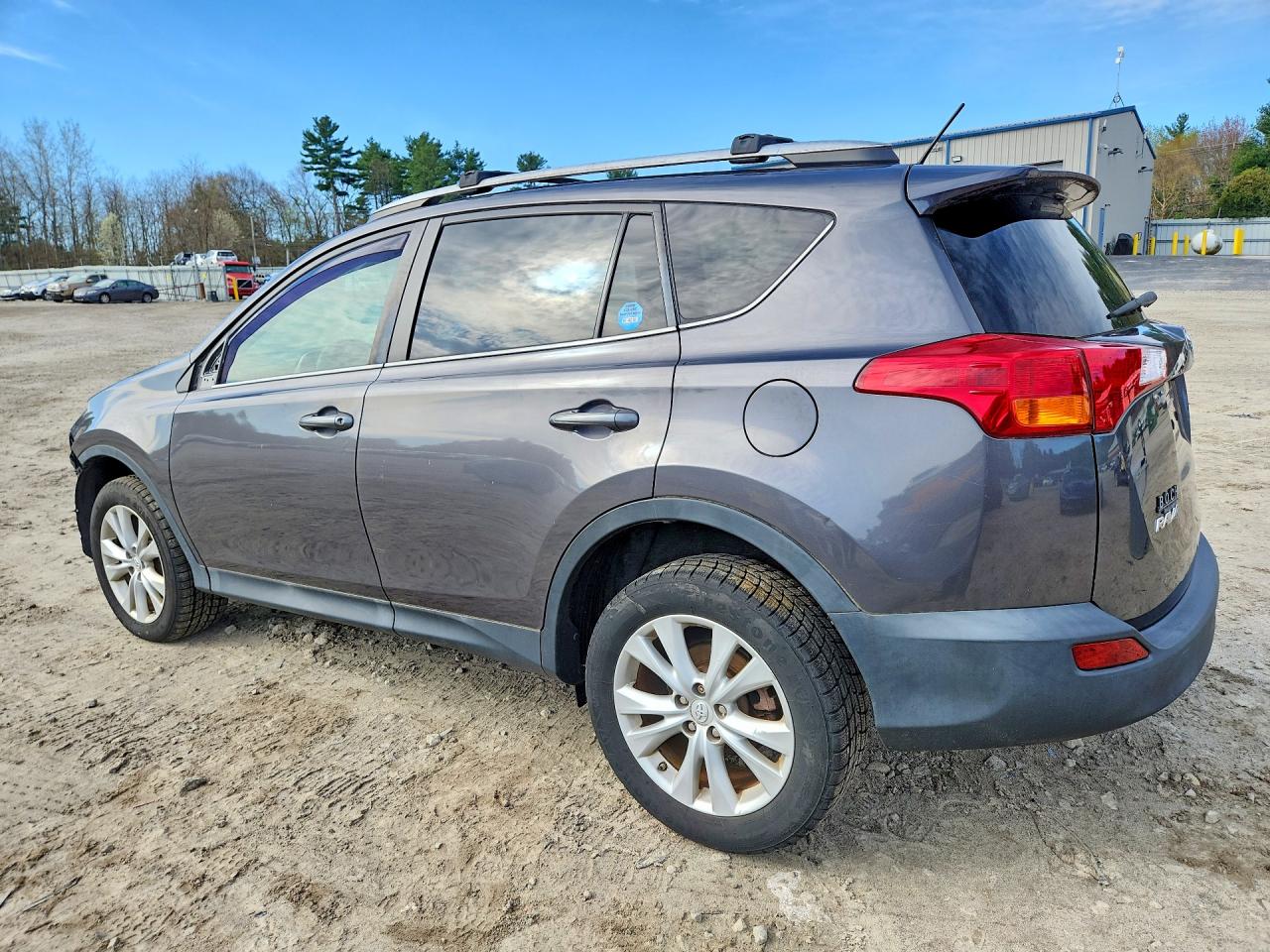 2014 Toyota Rav4 Limited Серый vin: 2T3DFREV5EW216938