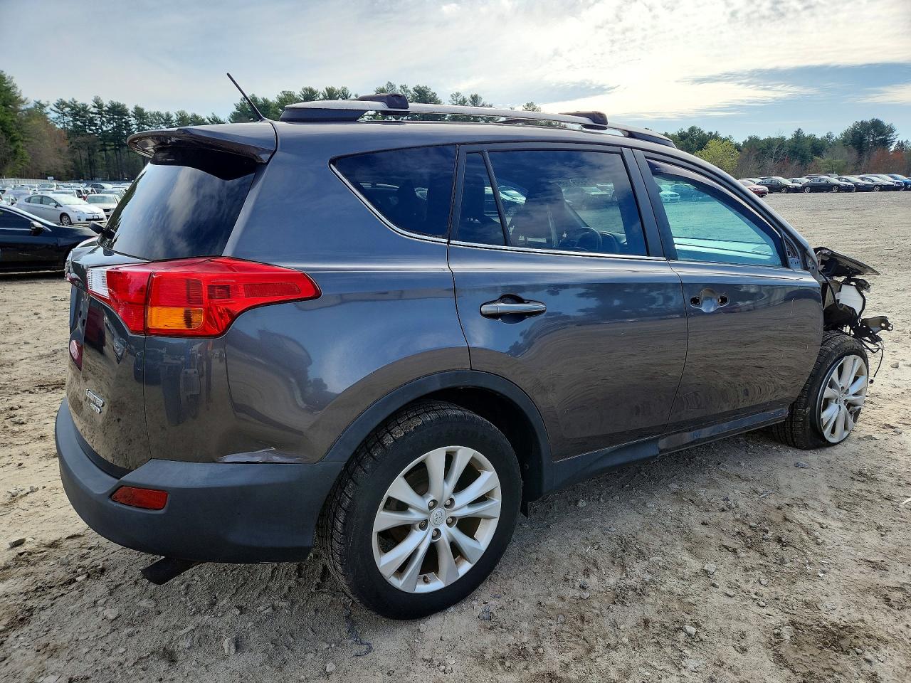 2014 Toyota Rav4 Limited Серый vin: 2T3DFREV5EW216938