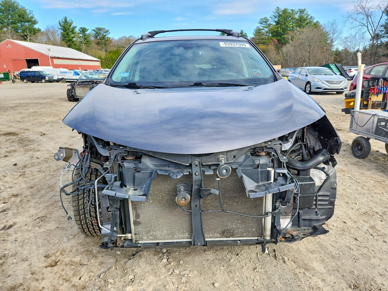2014 Toyota Rav4 Limited Серый vin: 2T3DFREV5EW216938