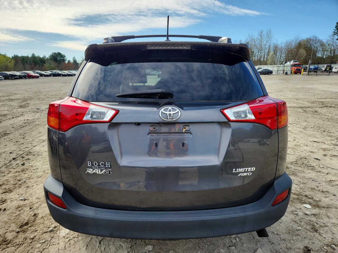 2014 Toyota Rav4 Limited Серый vin: 2T3DFREV5EW216938