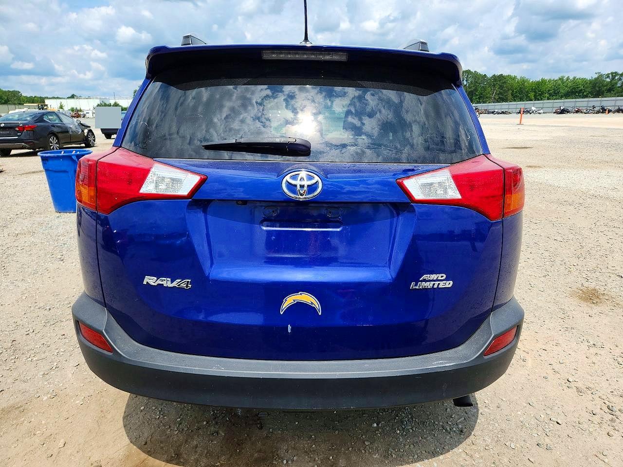 2014 Toyota Rav4 Limited Blue vin: 2T3DFREV5EW220150