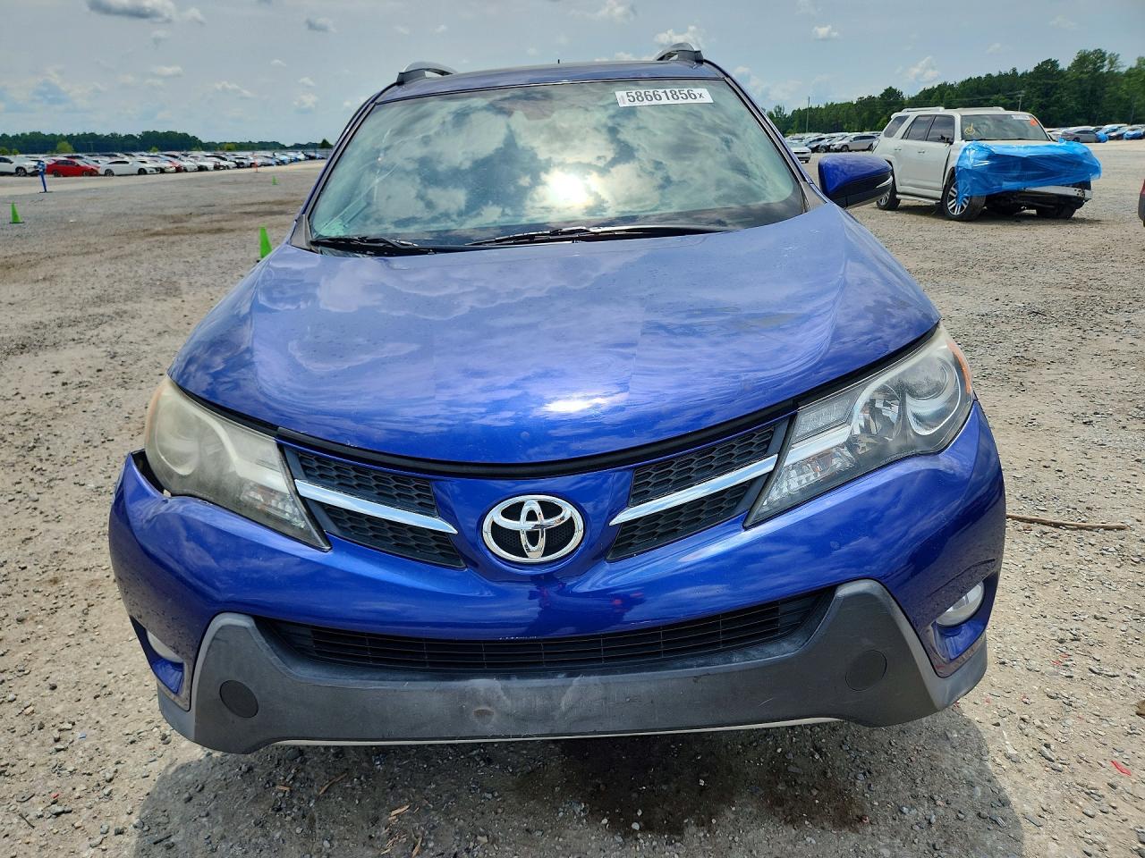 2014 Toyota Rav4 Limited Blue vin: 2T3DFREV5EW220150
