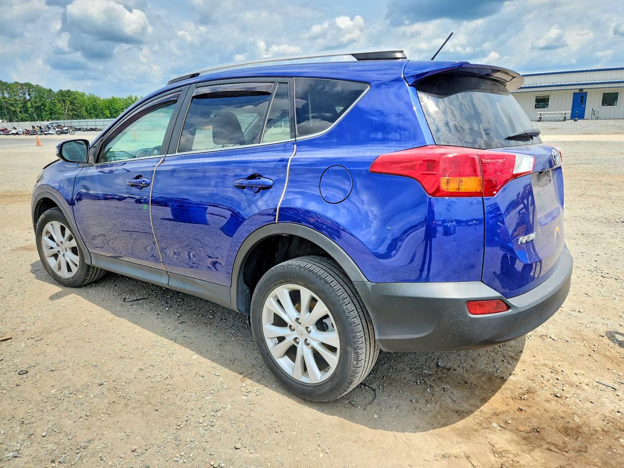 2014 Toyota Rav4 Limited Blue vin: 2T3DFREV5EW220150