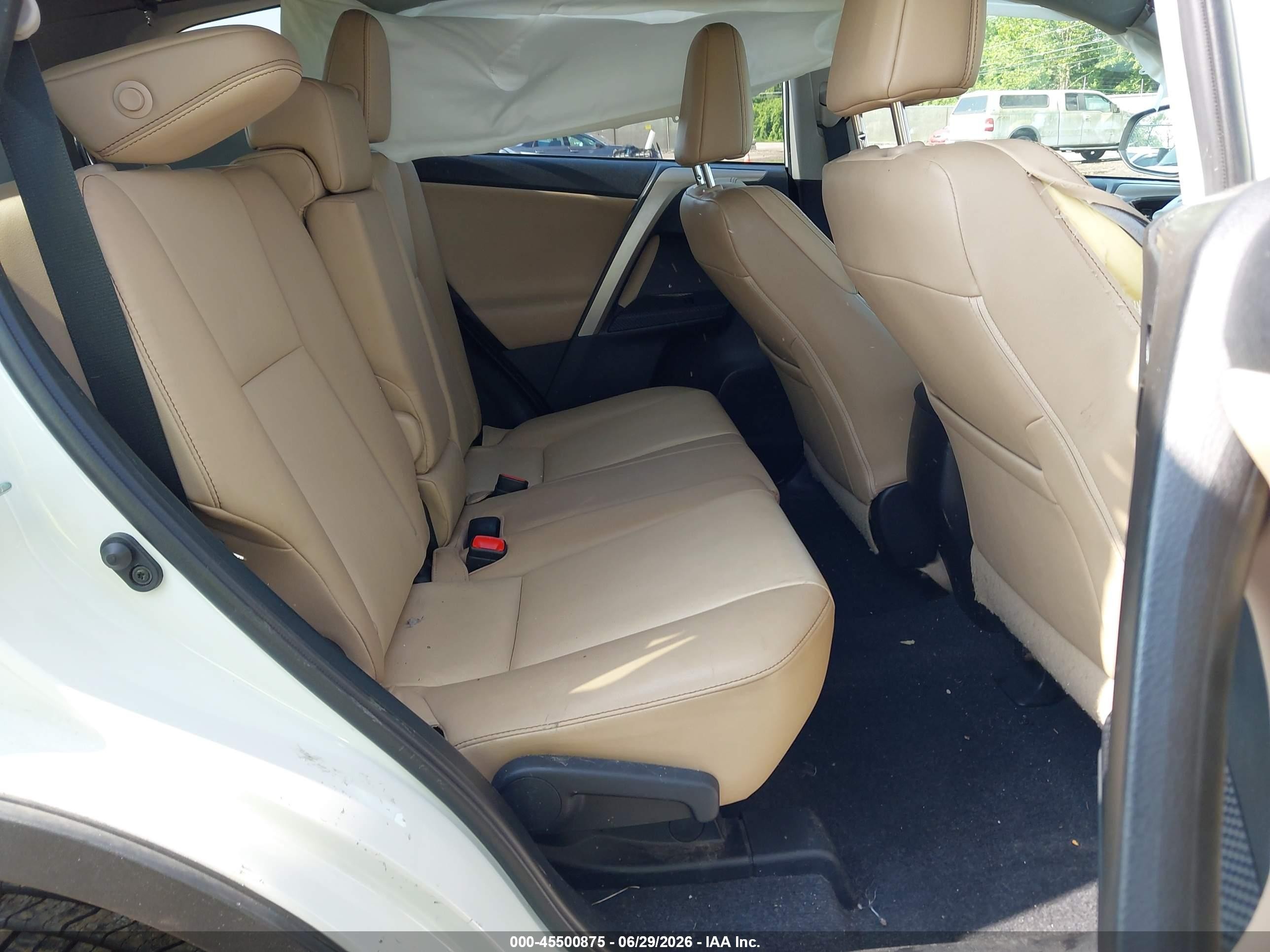 2014 Toyota Rav4 Limited White vin: 2T3DFREV5EW222688