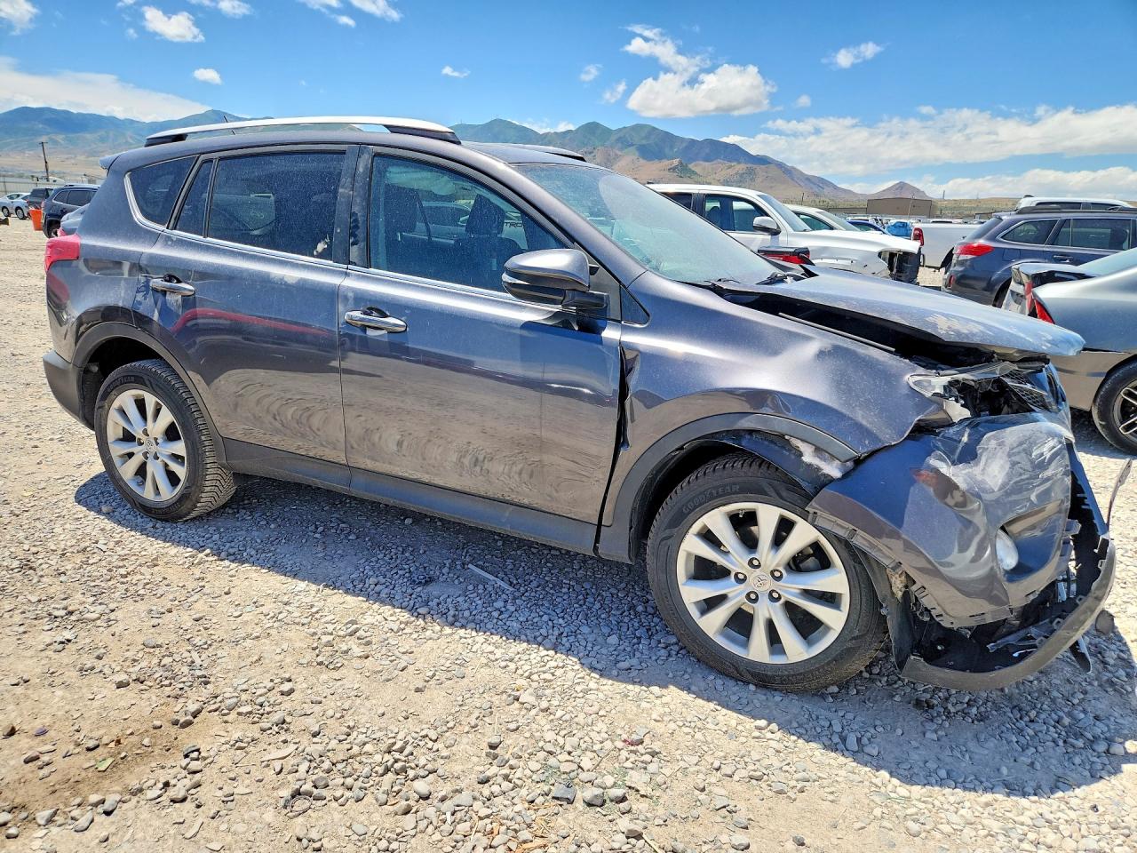 2015 Toyota Rav4 Limited Charcoal vin: 2T3DFREV5FW250315