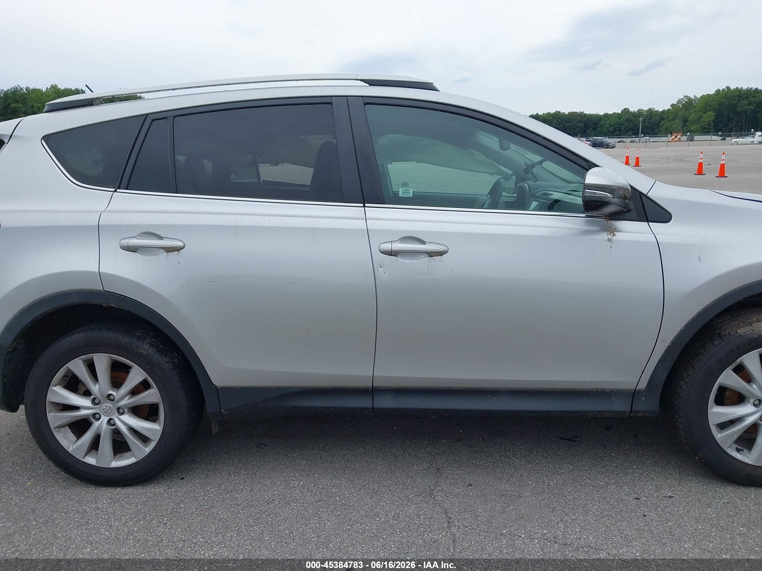 2015 Toyota Rav4 Limited Silver vin: 2T3DFREV5FW267485