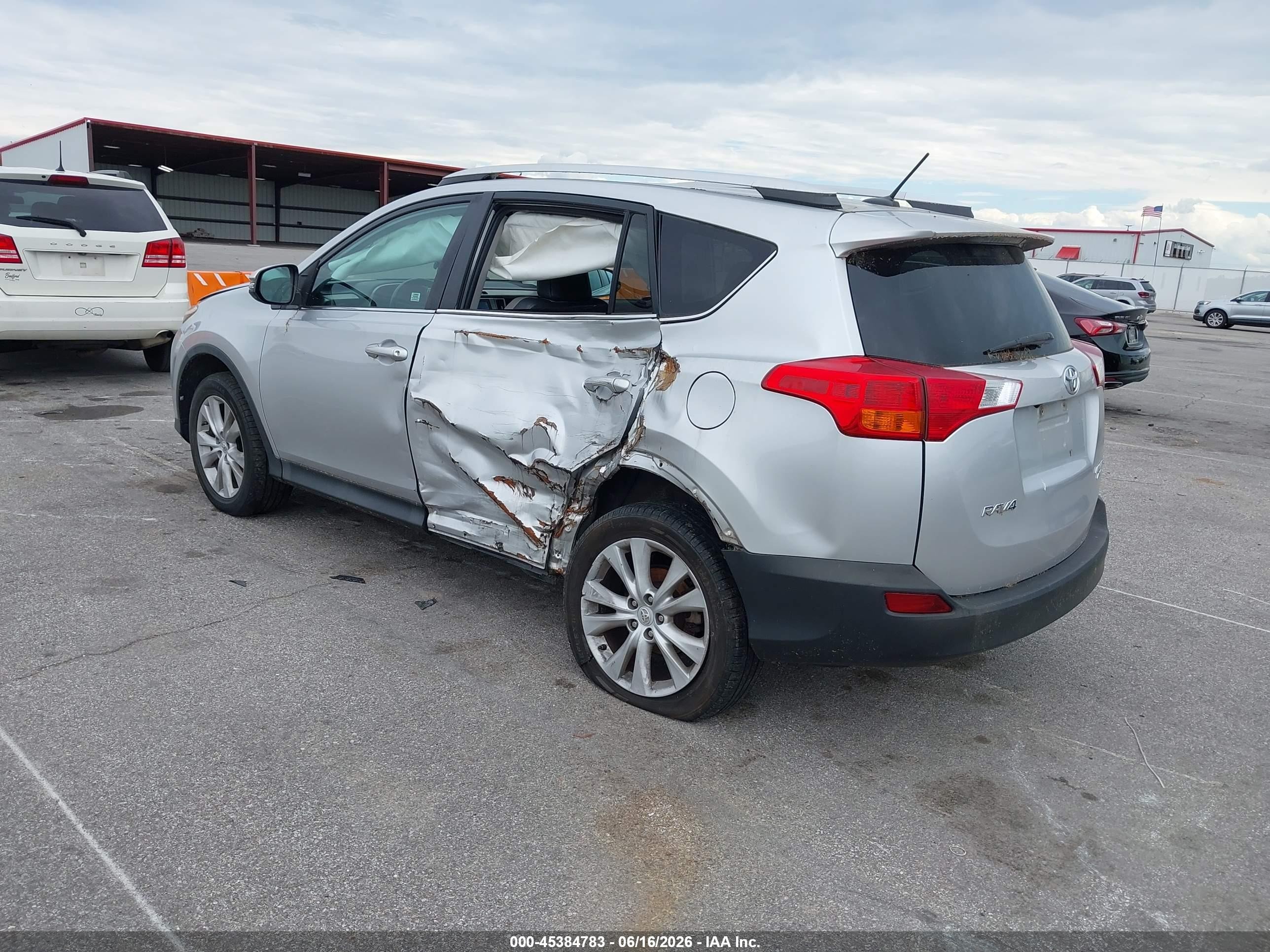 2015 Toyota Rav4 Limited Silver vin: 2T3DFREV5FW267485