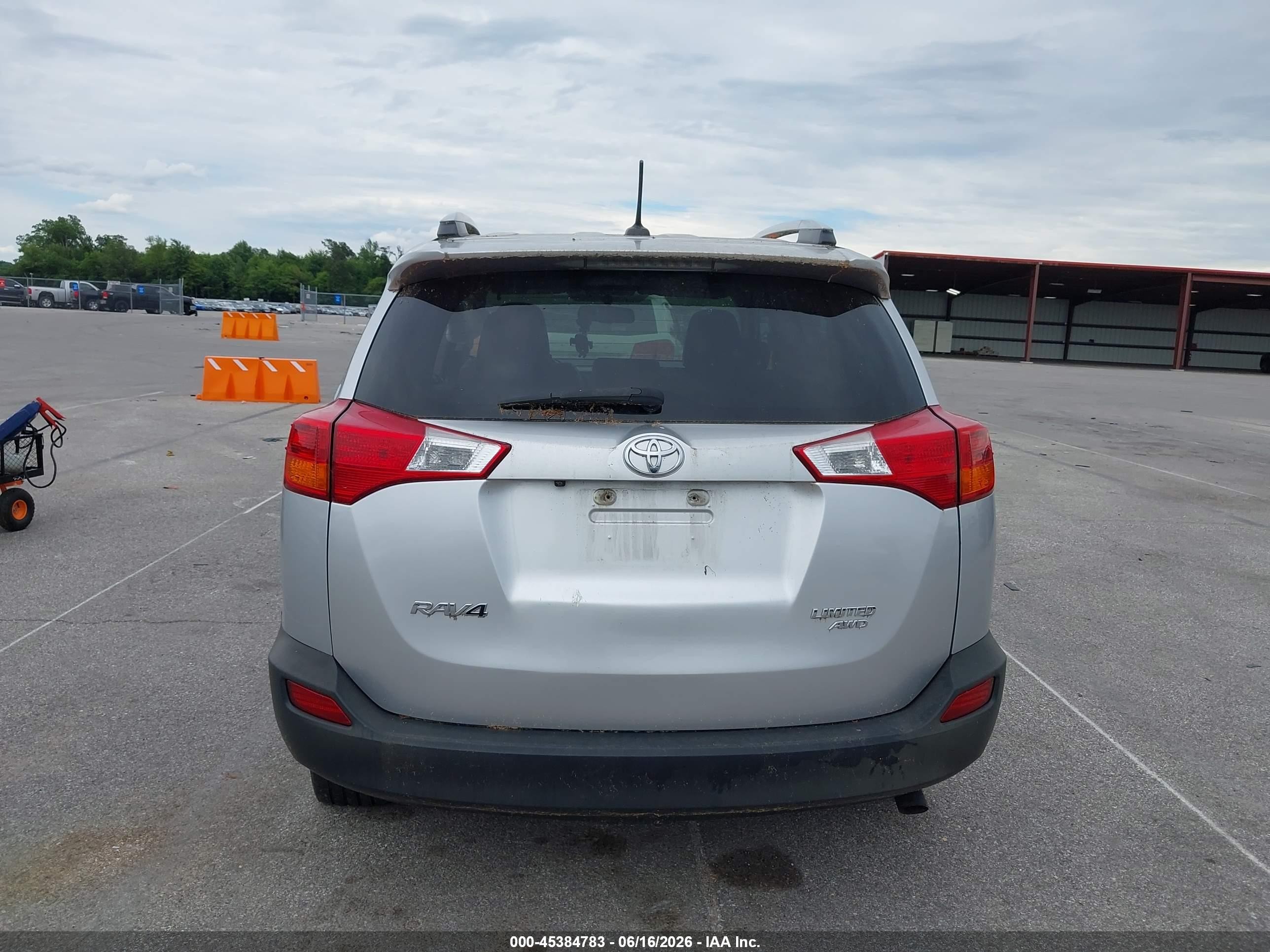 2015 Toyota Rav4 Limited Silver vin: 2T3DFREV5FW267485