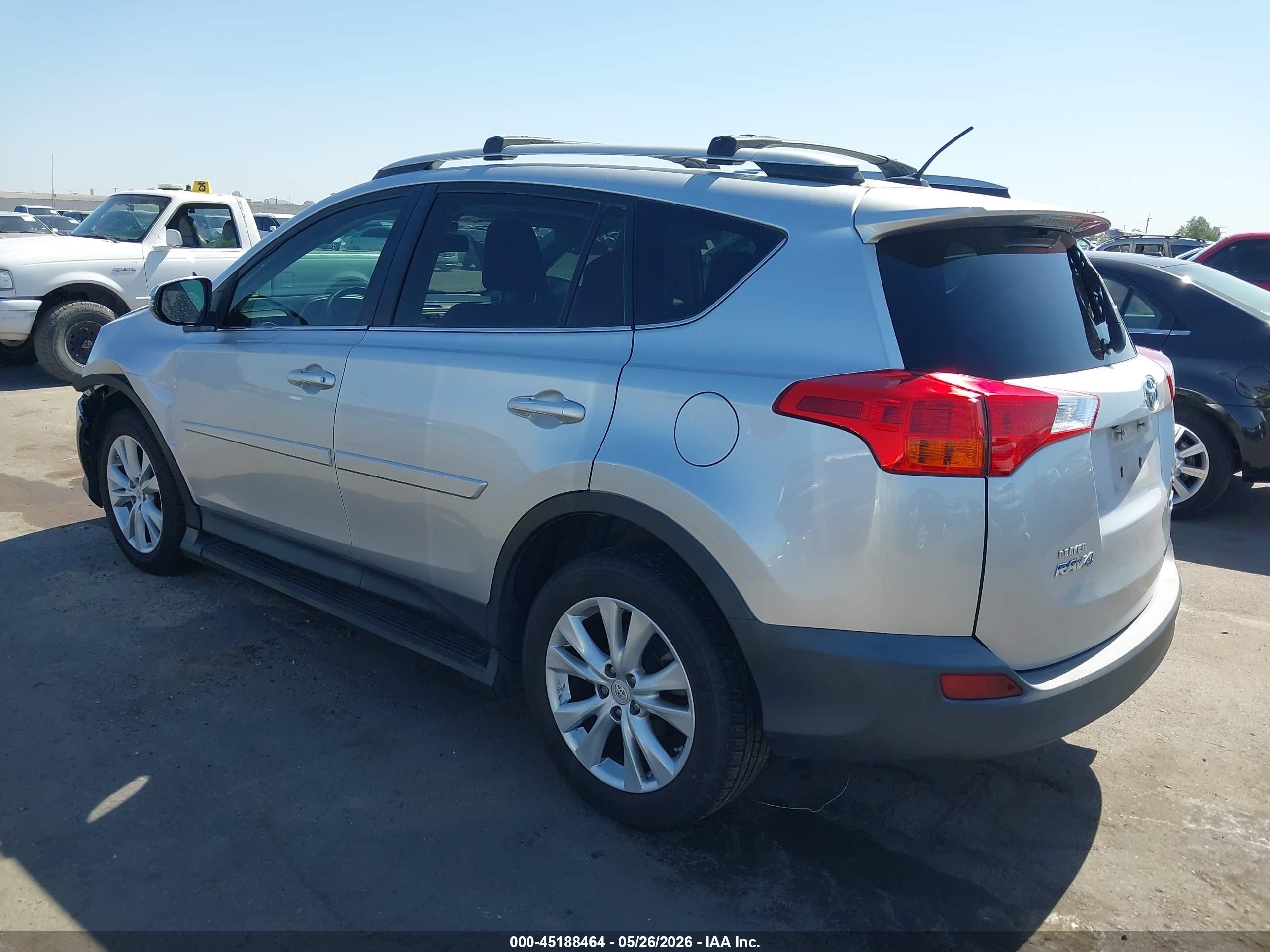 2015 Toyota Rav4 Limited Silver vin: 2T3DFREV5FW274713