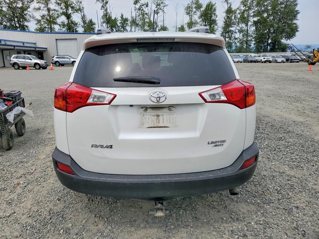 2015 Toyota Rav4 Limited Белый vin: 2T3DFREV5FW301716