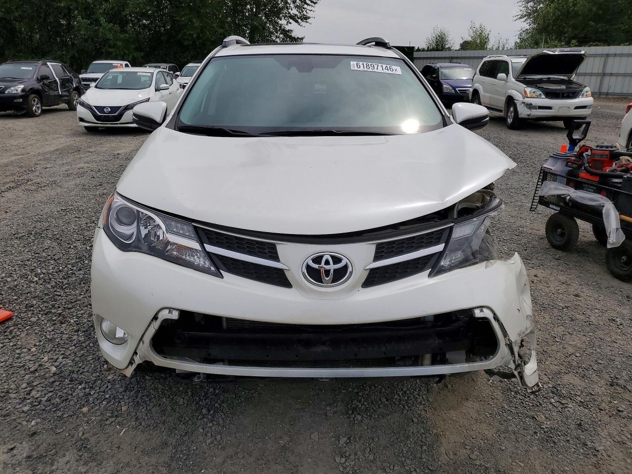 2015 Toyota Rav4 Limited Белый vin: 2T3DFREV5FW301716