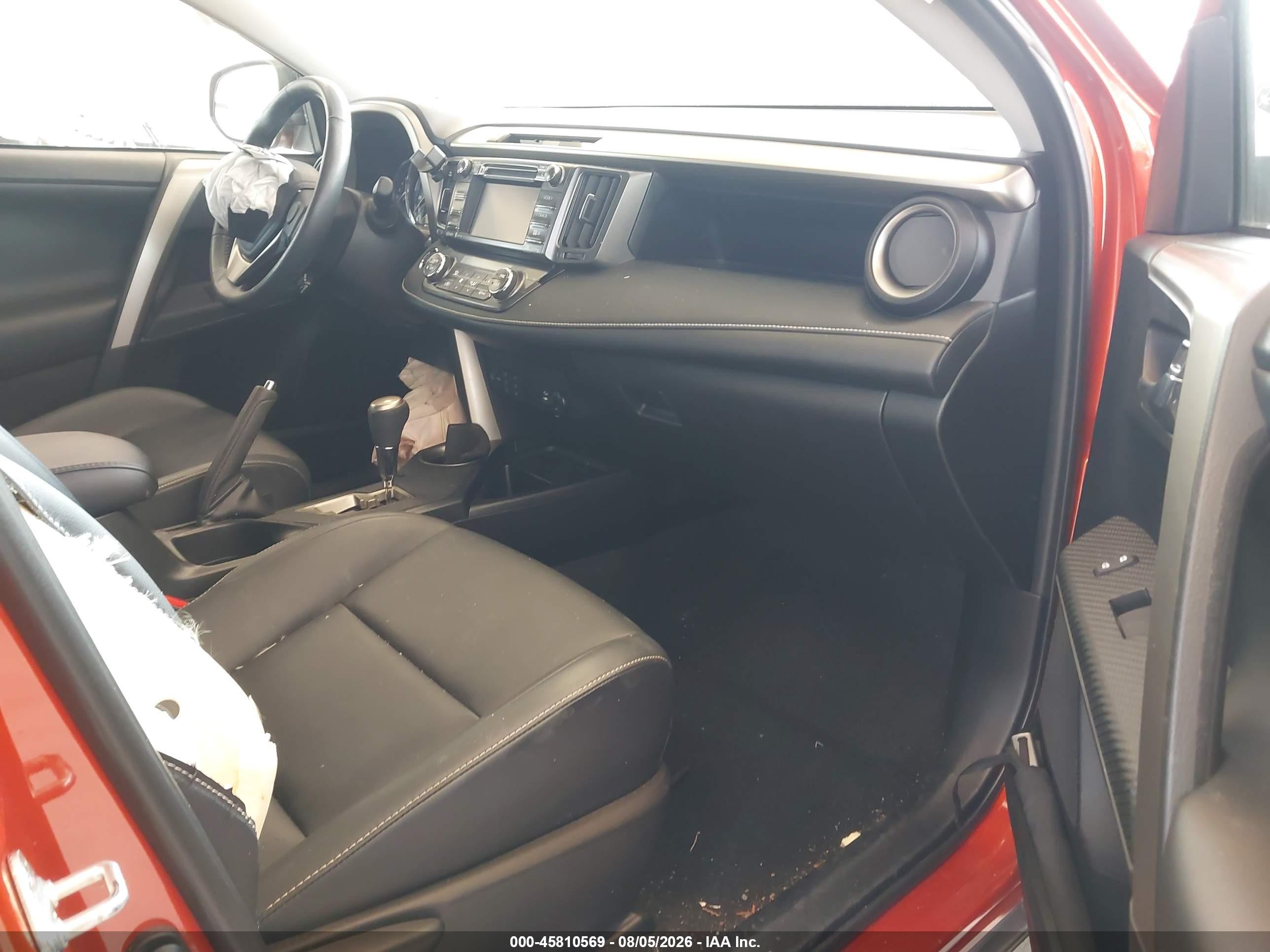 2015 Toyota Rav4 Limited Orange vin: 2T3DFREV5FW363925