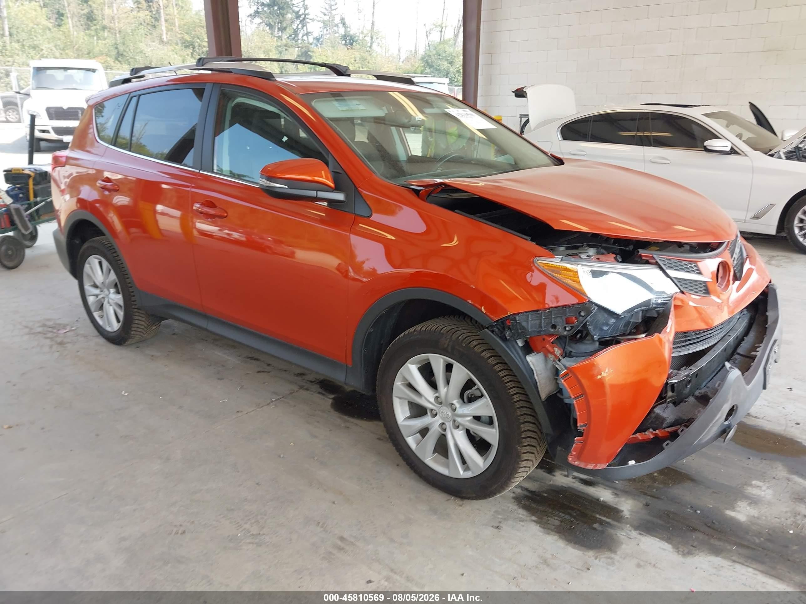 2015 Toyota Rav4 Limited Orange vin: 2T3DFREV5FW363925