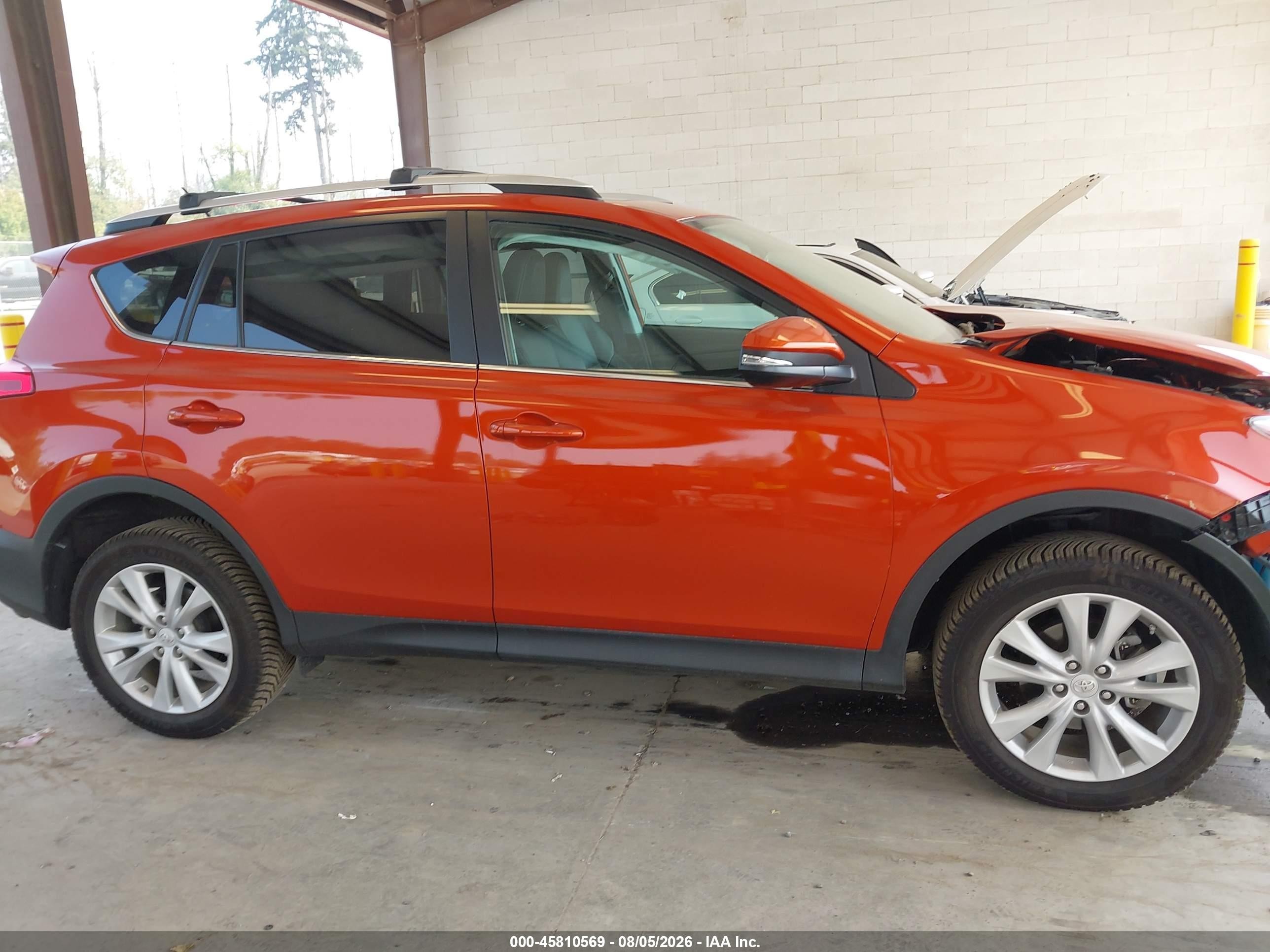 2015 Toyota Rav4 Limited Orange vin: 2T3DFREV5FW363925