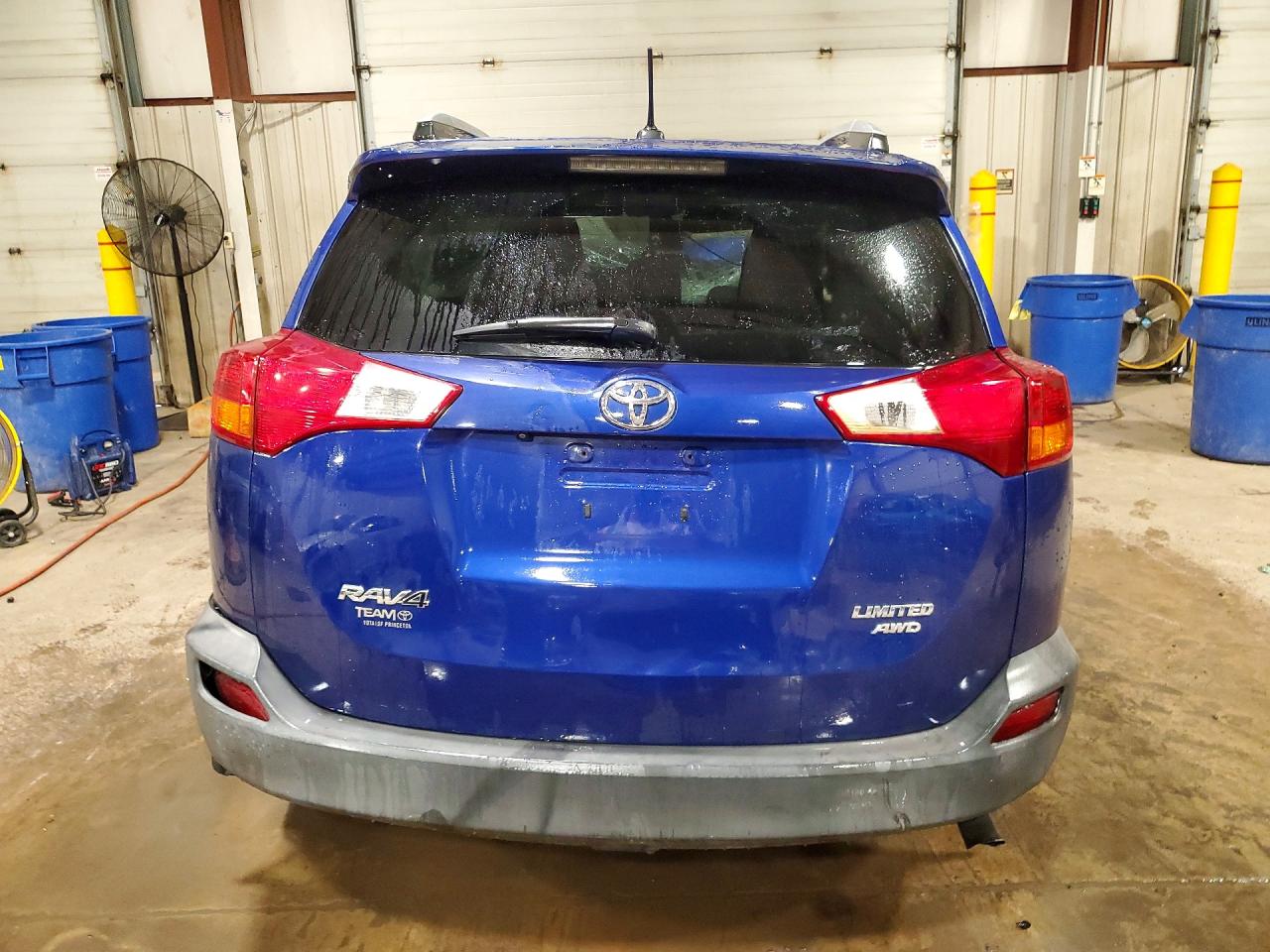 2015 Toyota Rav4 Limited Синий vin: 2T3DFREV5FW365884