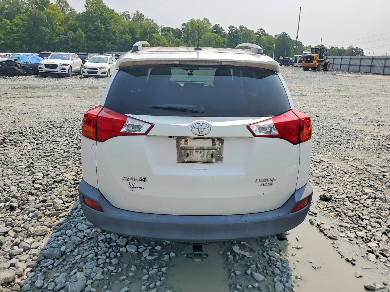 2015 Toyota Rav4 Limited White vin: 2T3DFREV5FW397363